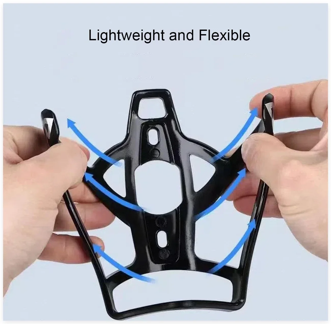 Porte-bidon Universel léger pour VTT et vélo de Route. Fixation Rapide et étanche, Compatible avec Tous Les Cadres
