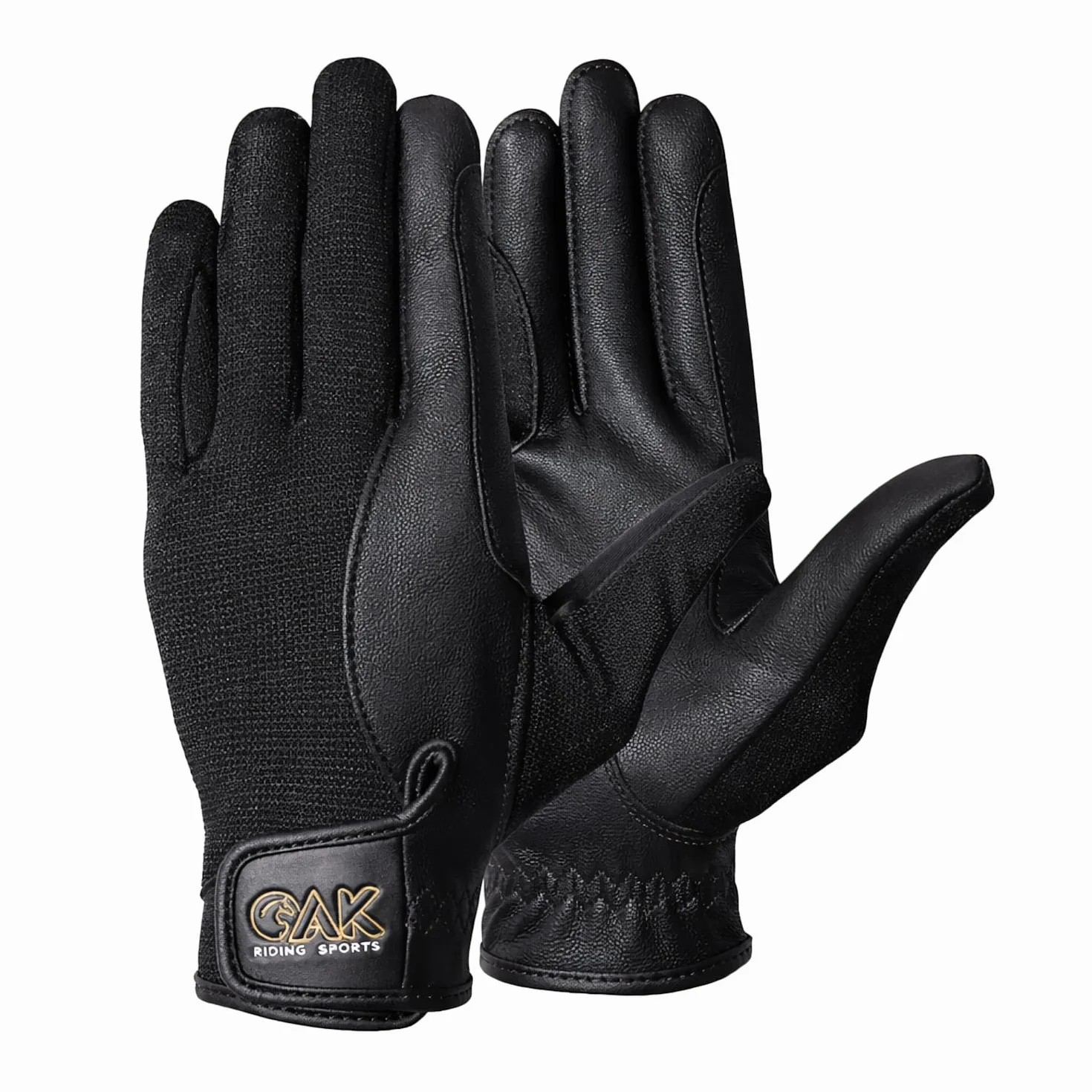 AK Gants d'équitation en Cuir véritable Pleine Fleur Souple Unisexe pour Toutes Les Saisons AKRS-5021