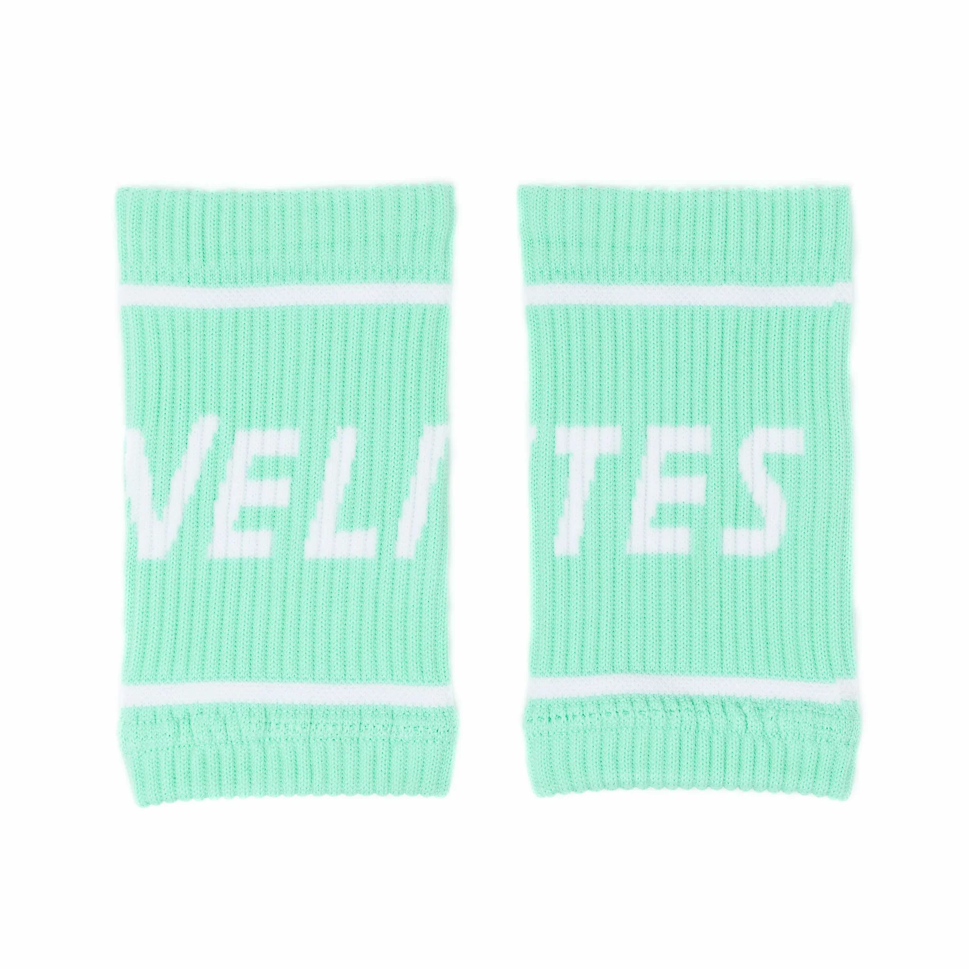 Velites I Poignet en tissu souple vert I Offre un soutien et une sécurité pour vos séances d'entraînement I Pour une meilleure prise de l'haltère I Protège la peau sensible I Taille unique