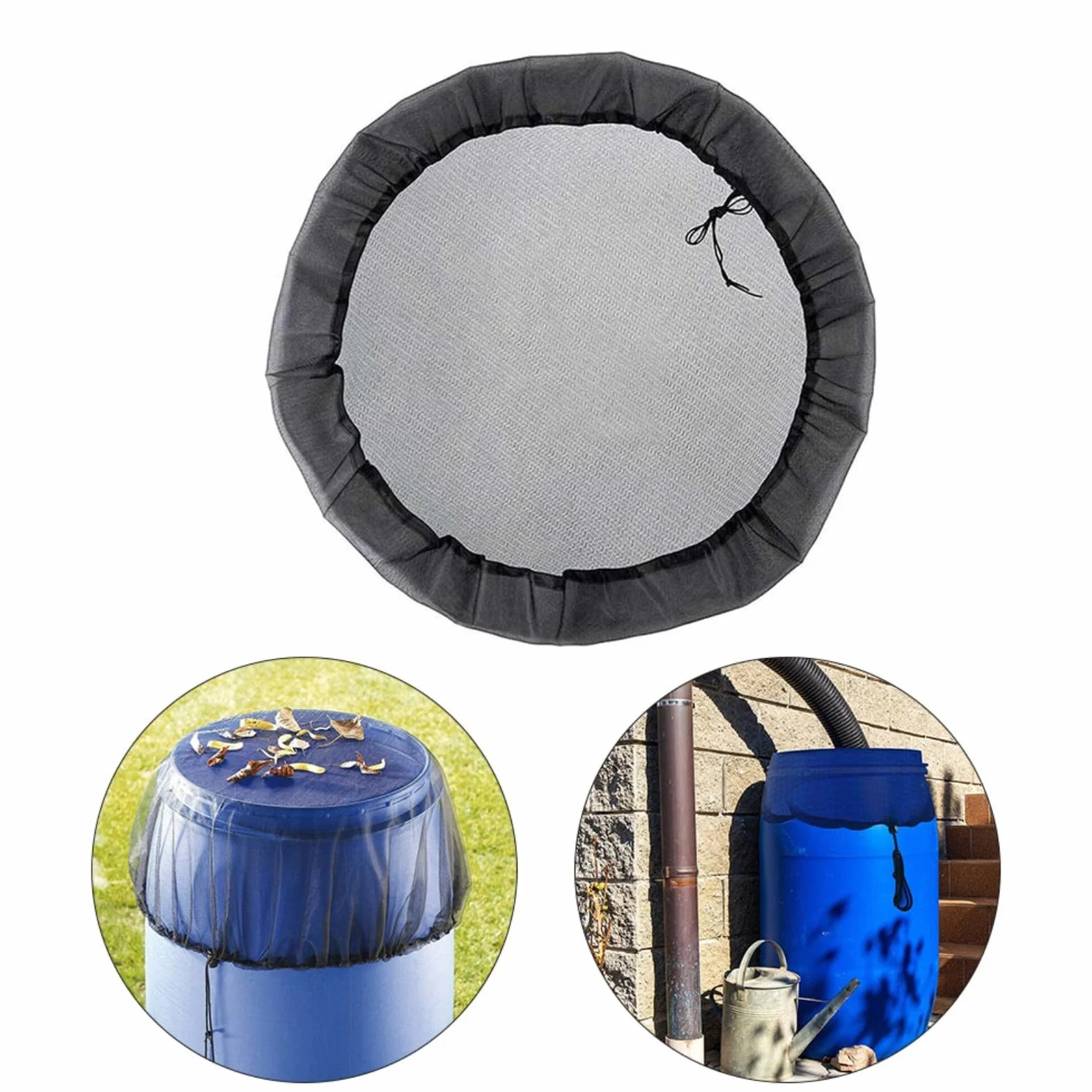 Baril de pluie 110/120 CM avec couvercle de protection