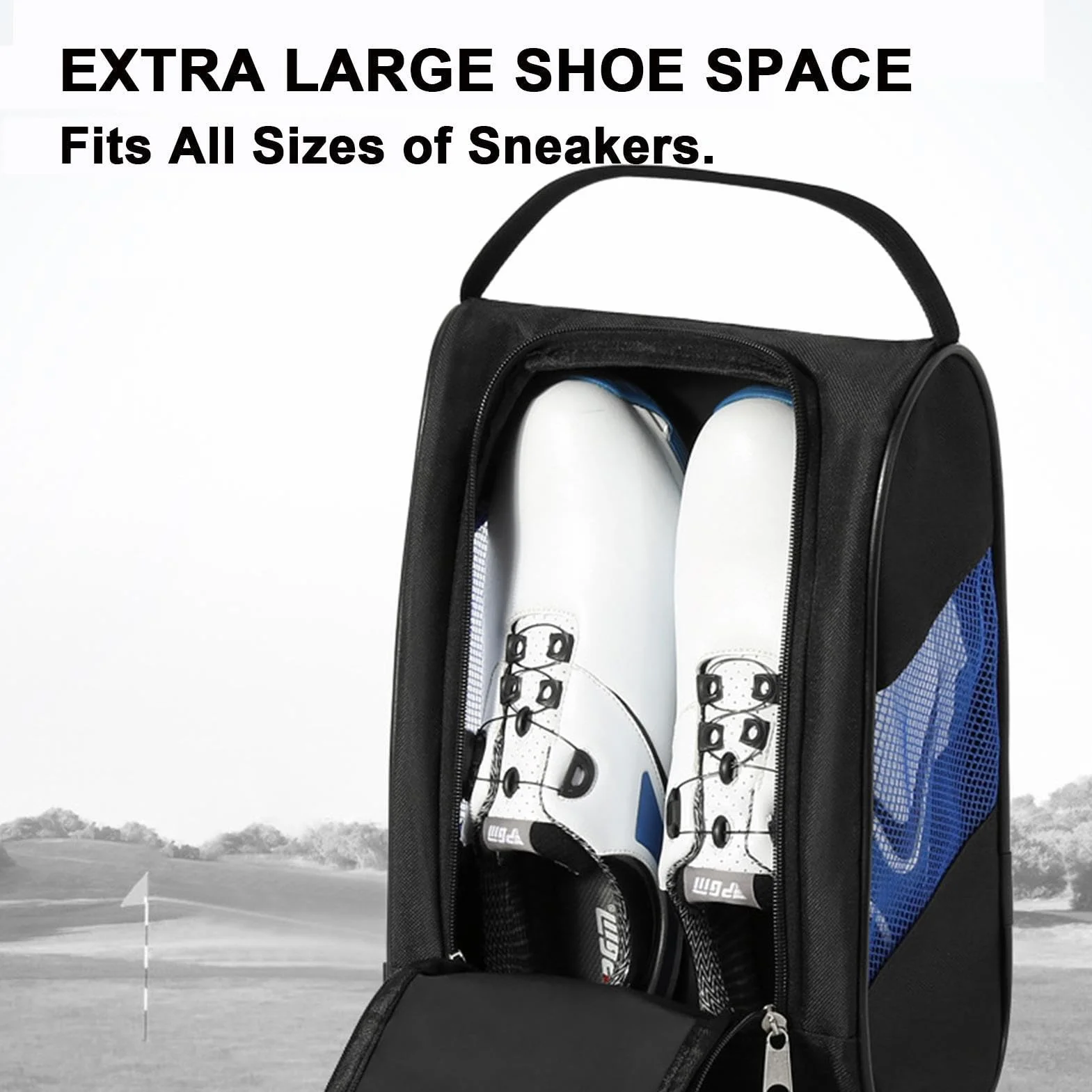 Sac de Transport de Chaussures de Golf avec Ventilation, Organisateur Imperméable pour Chaussures de Sport et Voyage