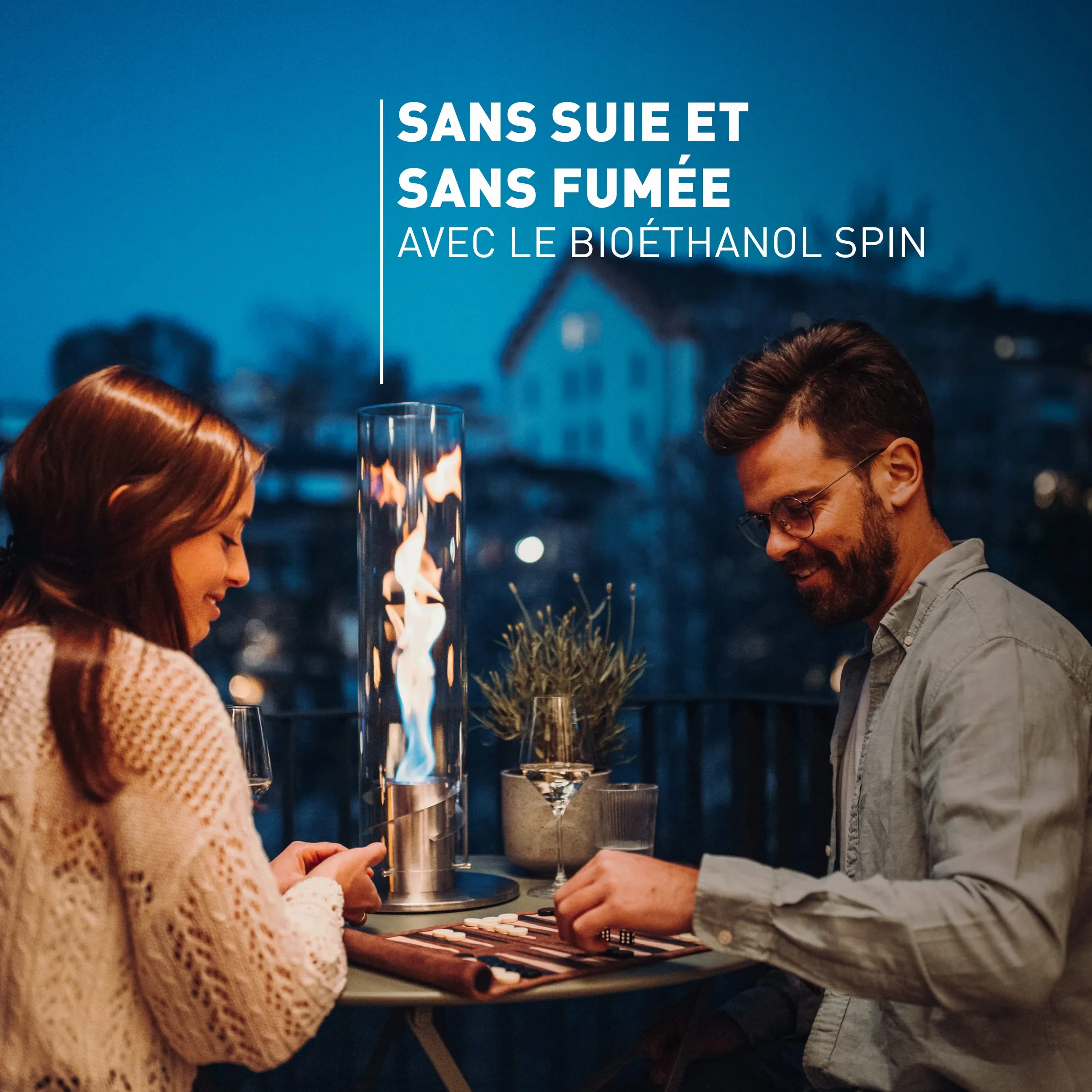 höfats Bioéthanol Gel Organique 6x1000ML Recharge pour Spin 90/120 feu de Table sans Odeur