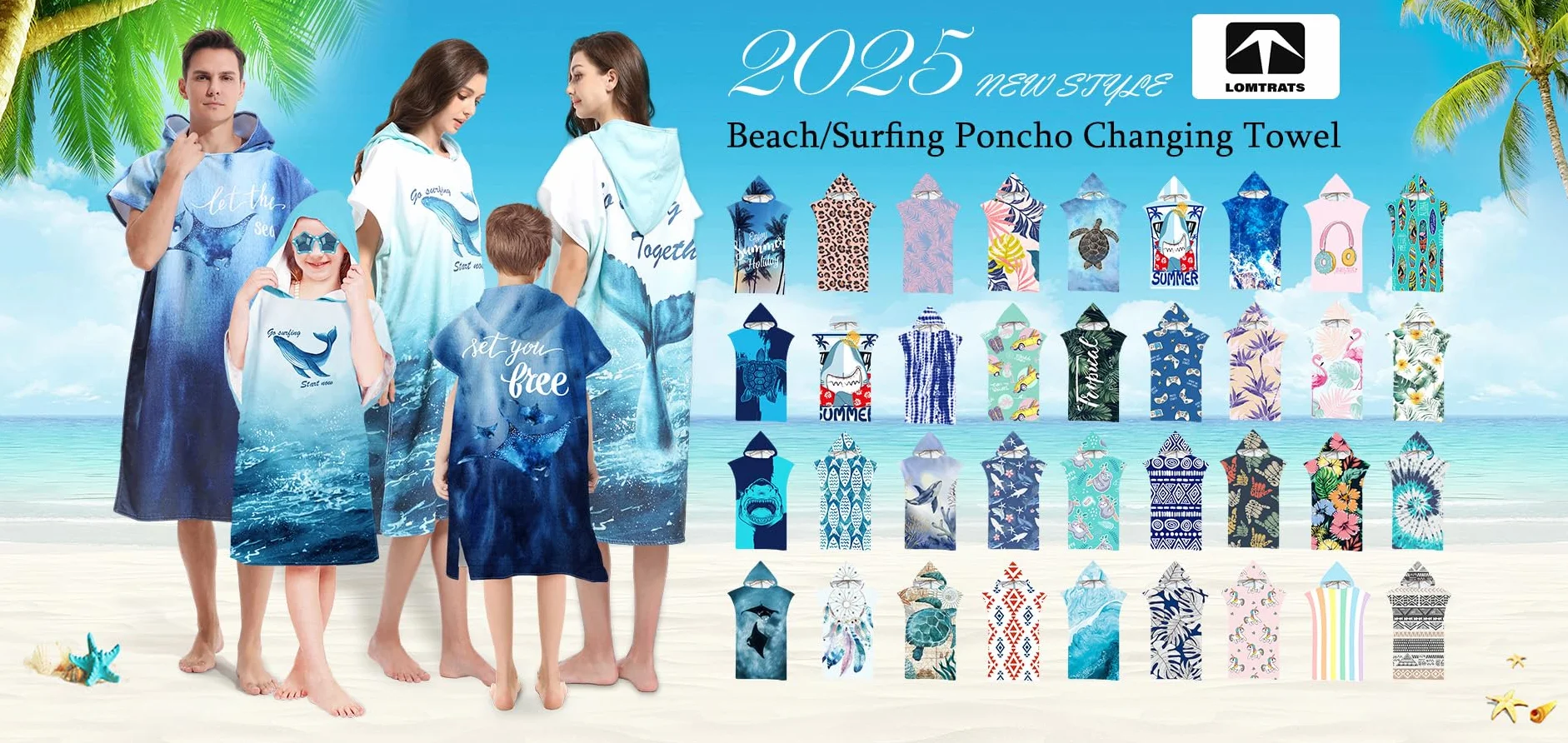 Poncho de Surf à Séchage Rapide, Serviette à Changer, Robe à Capuche pour Adultes Hommes Femmes, Microfibre Natation Plage Surf Plongée Maison Sources Chaudes Parka de Bain