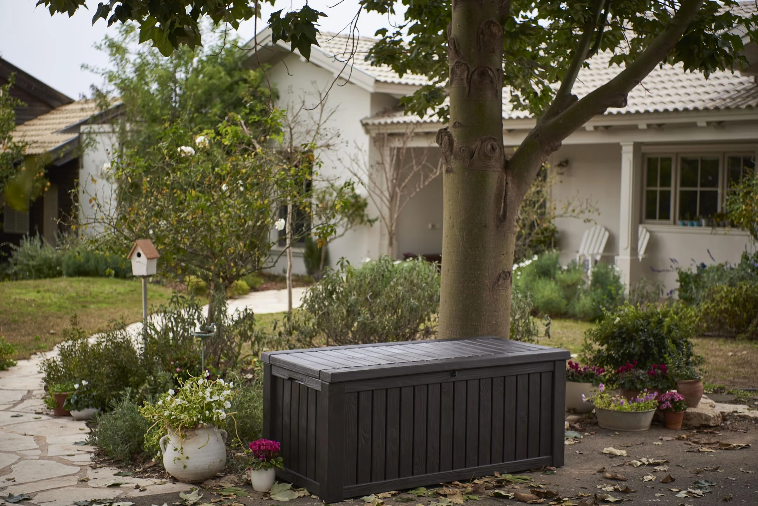 KETER Coffre de rangement extérieur ROCKWOOD 570 litres