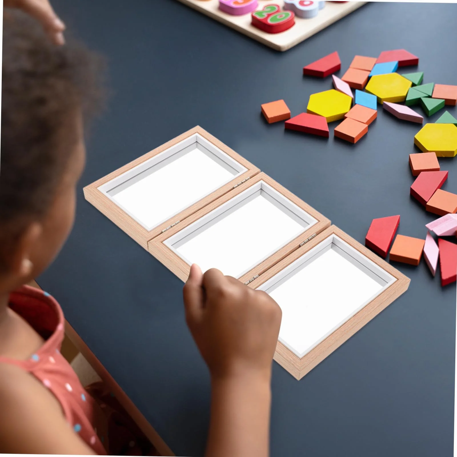 Beaupretty Miroir Montessori Pliable Jouet Éducatif Coordination Activités Sensorielles 1 Pièce
