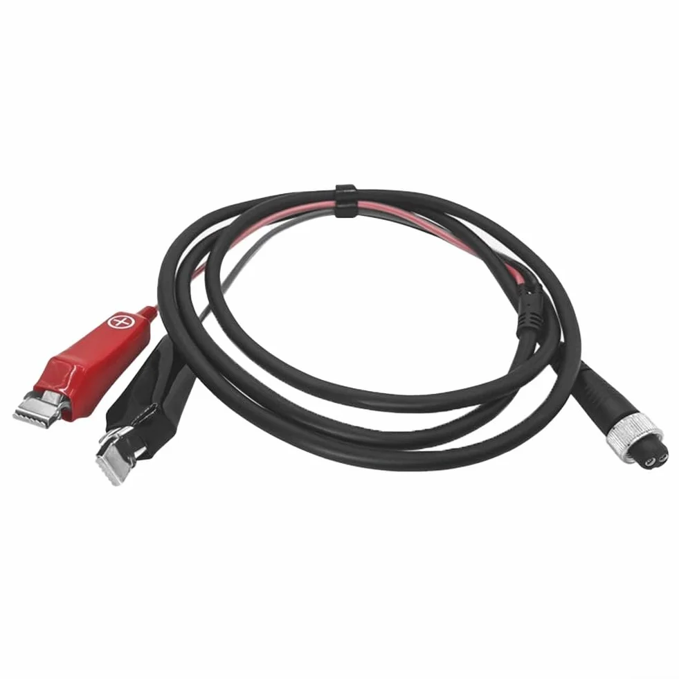 Yhenlovtt Câble de pêche - Ligne de connexion de batterie pour moulinets électriques Miya Z9/z10/z15/z20/z30 - 2 conducteurs - Fil de cuivre pur de 1,5 mm² avec isolation en PVC (2 m)