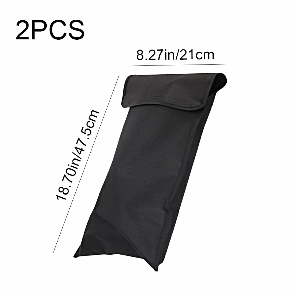 Lot de 2 sacs de rangement pliables pour outils de barbecue, pour camping, randonnée, barbecue