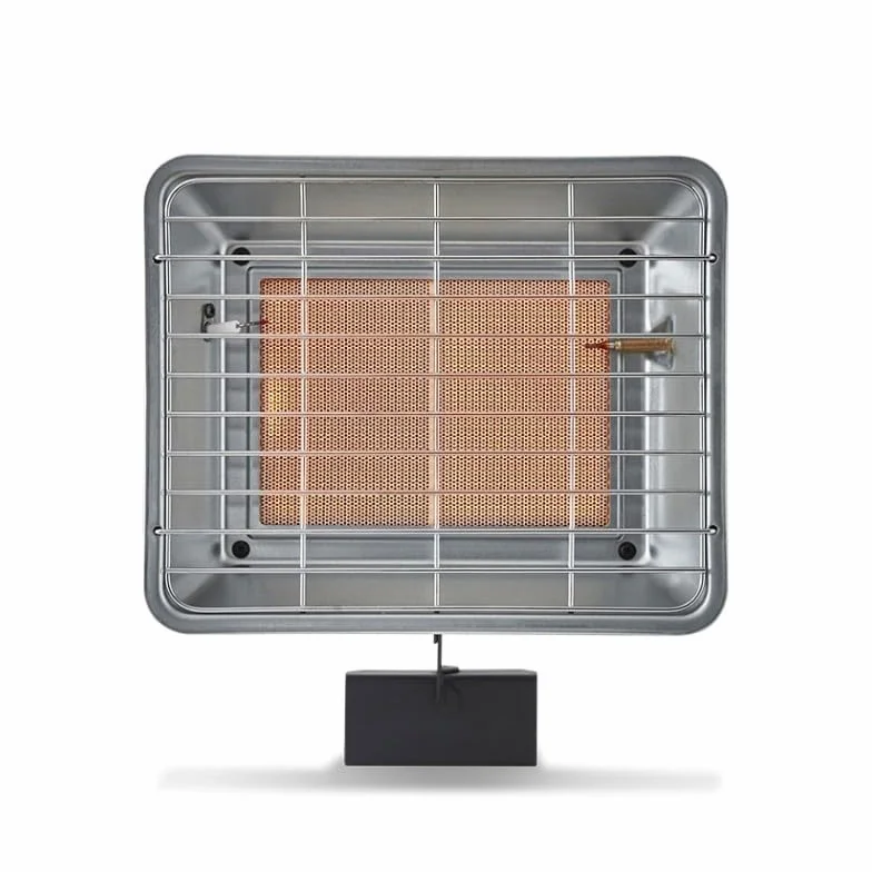 FAVEX Radiant de chantier au gaz 3500W Brûleur céramique infrarouge Acier