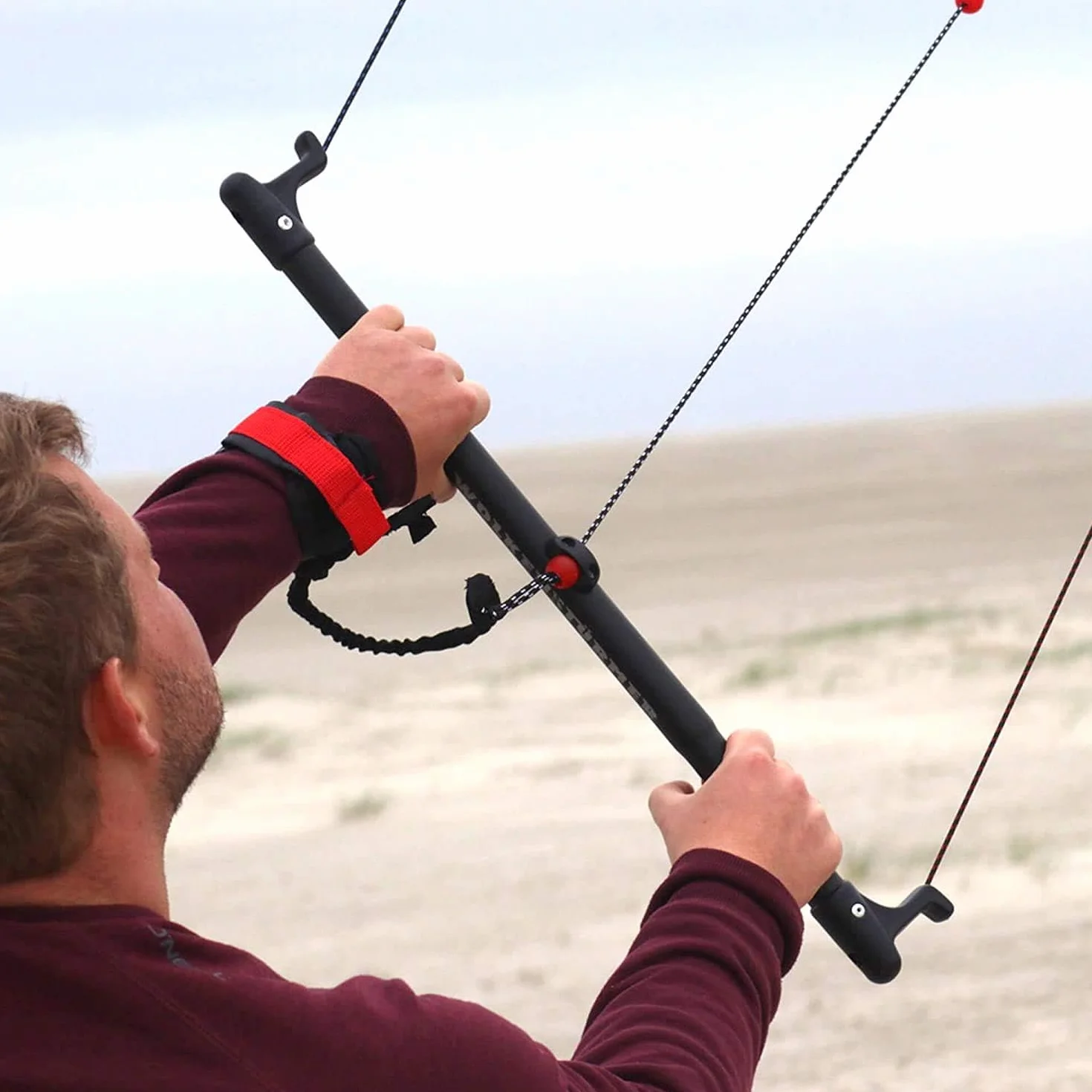 Wolkenstürmer Paraflex Trainer 3.1 Vert Fluo Aile de Kitesurf 3 Lignes Cerf-Volant Traction
