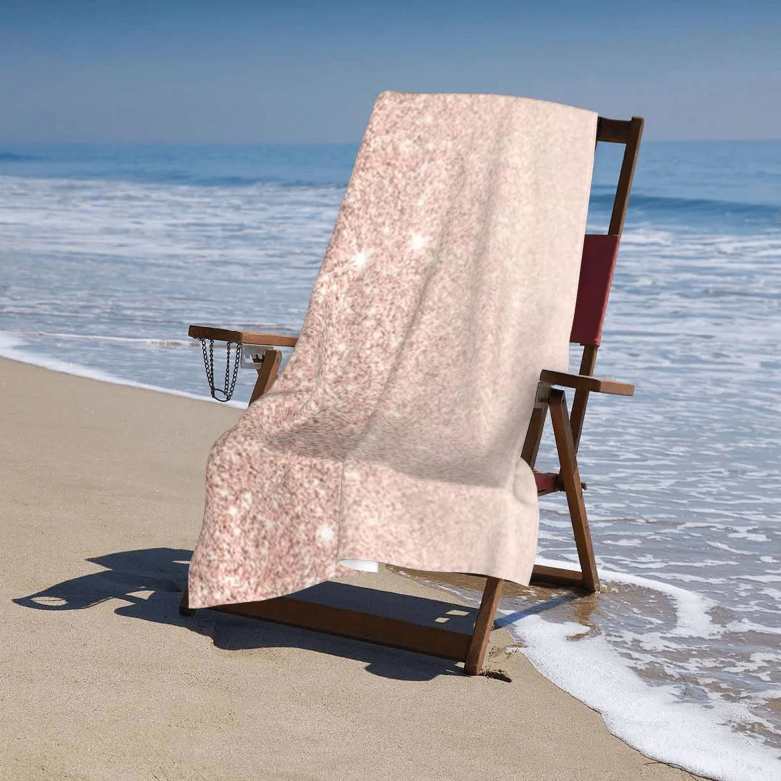 Serviette de plage en microfibre imprimée à séchage rapide pour adultes - Légère et douce - Séchage rapide - Pour voyage, camping, gym, natation, yoga