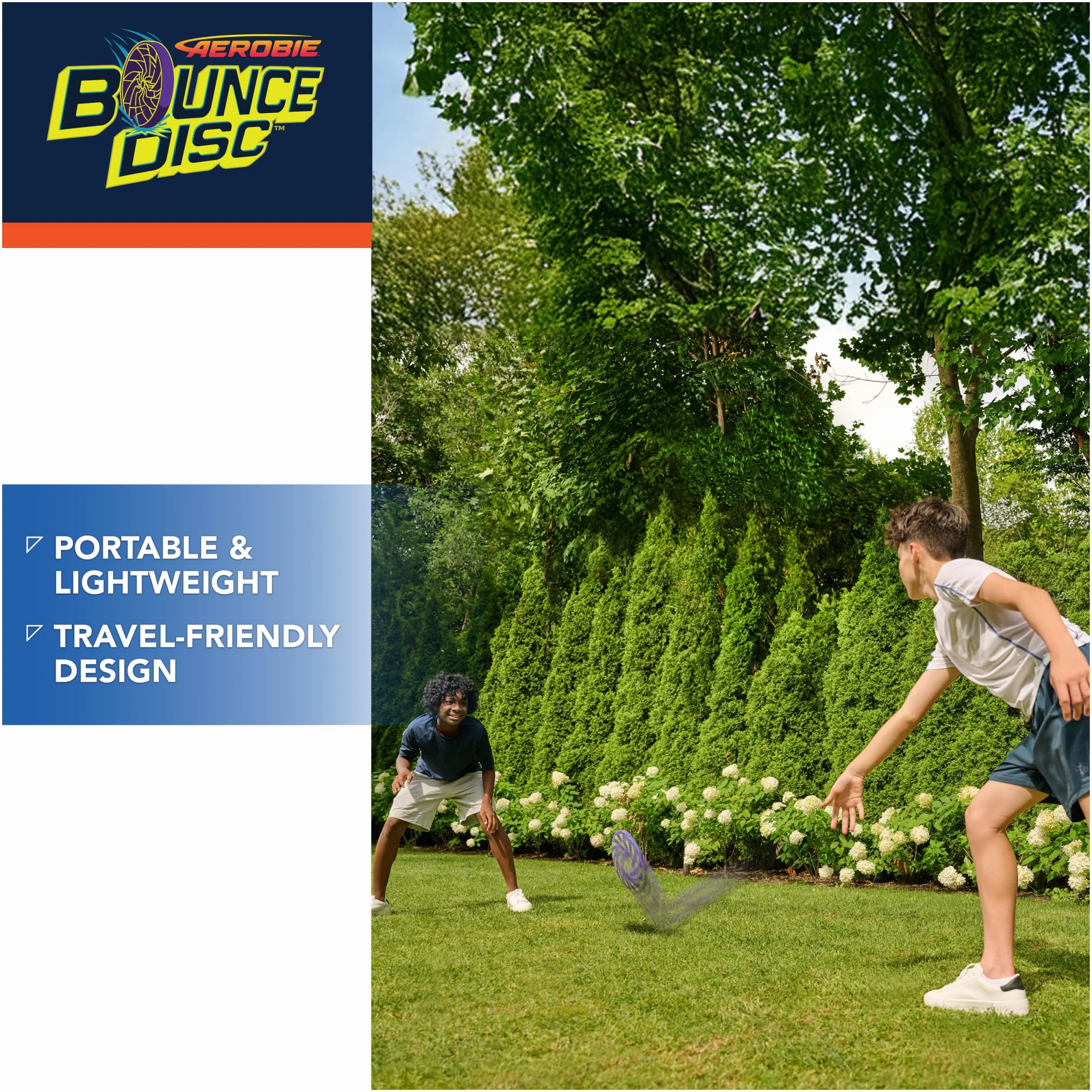 SwimWays Aerobie Disque de Rebond pour Enfants, Jouets de Jardin et Jeux de Plein air pour Adultes et familles à partir de 5 Ans