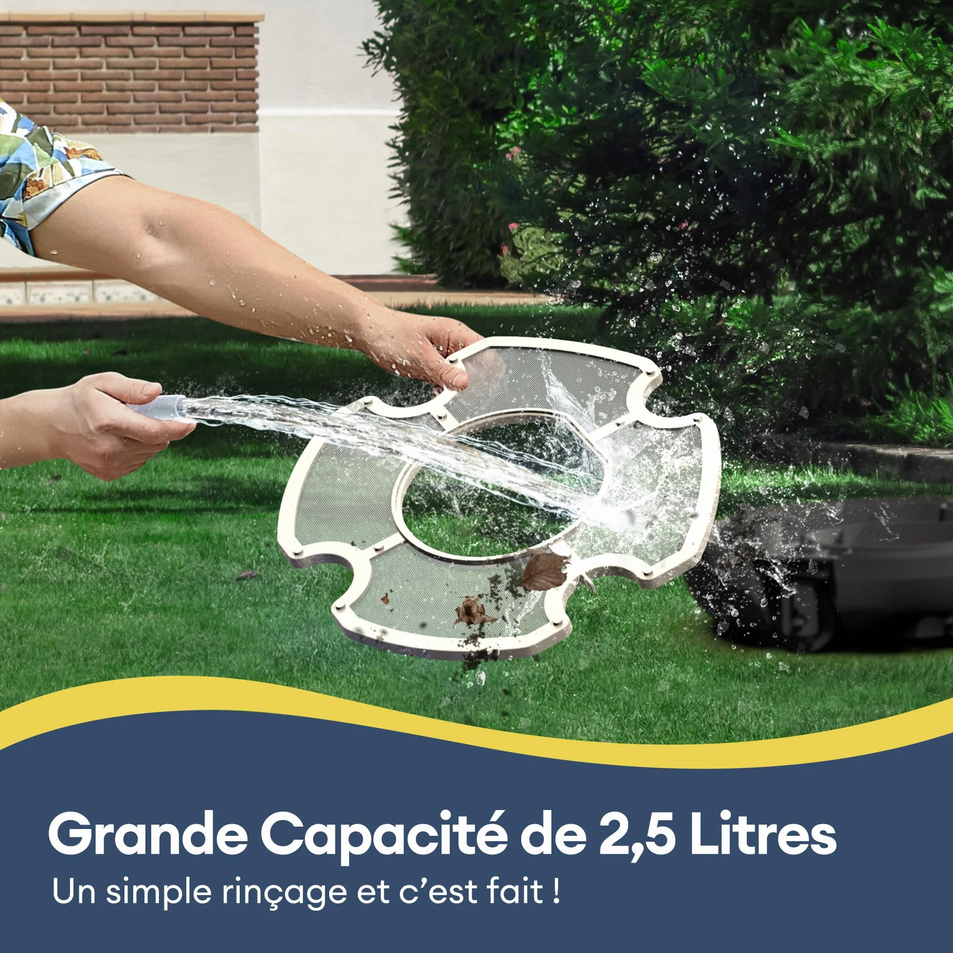 Ultenic Pooleco 10s Robot Piscine 80㎡ APP Contrôle Autonome 90min Nettoyage Fond Piscine Haute Aspiration