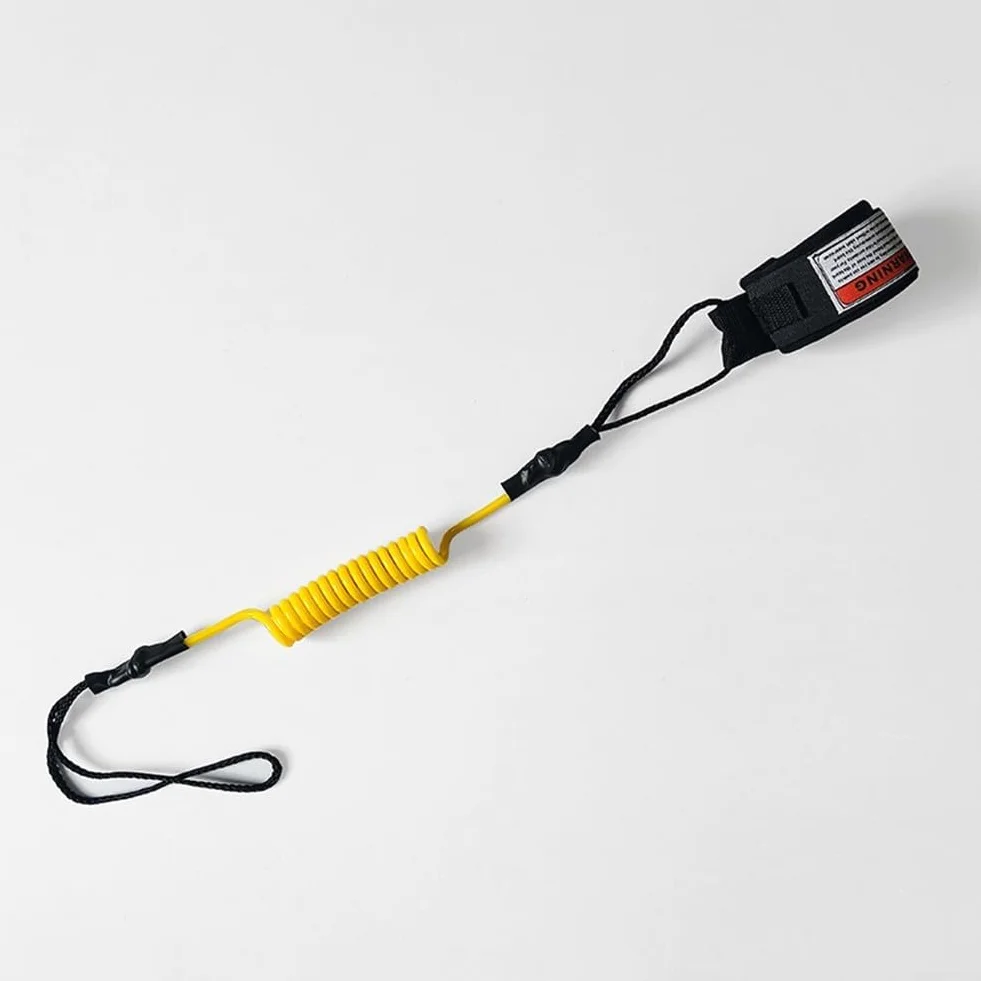 Corde à main de sécurité, laisse de surf pour bodyboard, corde à ressort en TPU, sangle de poignet réglable haute résistance pour adultes et enfants, sports nautiques