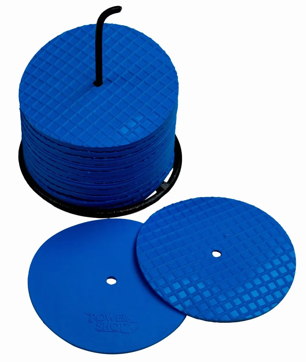 Disques de marquage 10cm Lot de 24 Couleurs Rose Bleu Jaune Blanc Sac Transport Support Inclus