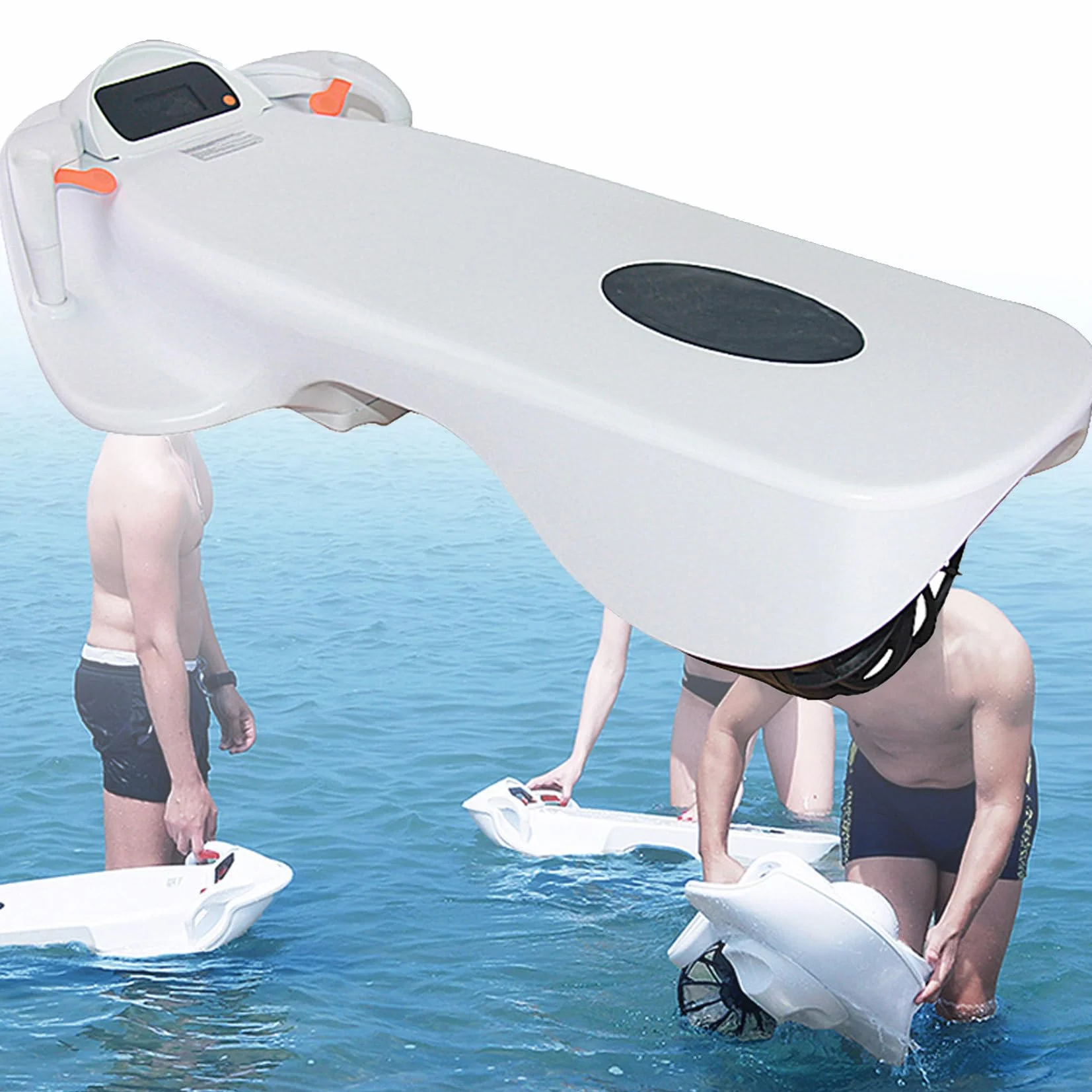 Planche De Surf électrique 12 Ah, Scooter Sous-Marin 3200 W, équipement De Plongée à Hélice, Planche De Surf électrique Flottante à 4 Niveaux De Vitesse De Rotation, Pour La Natation, Le Surf