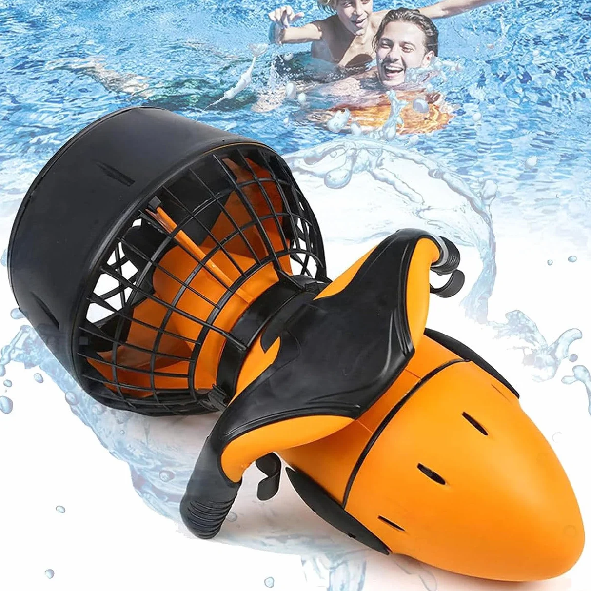 Booster sous-Marin, Scooter De Mer électrique, Boosters De Natation De Plongée avec Batterie, Peut être Utilisé dans 30 Mètres, Ponton Hydrodynamique pour La Natation Et La Plongée,500W