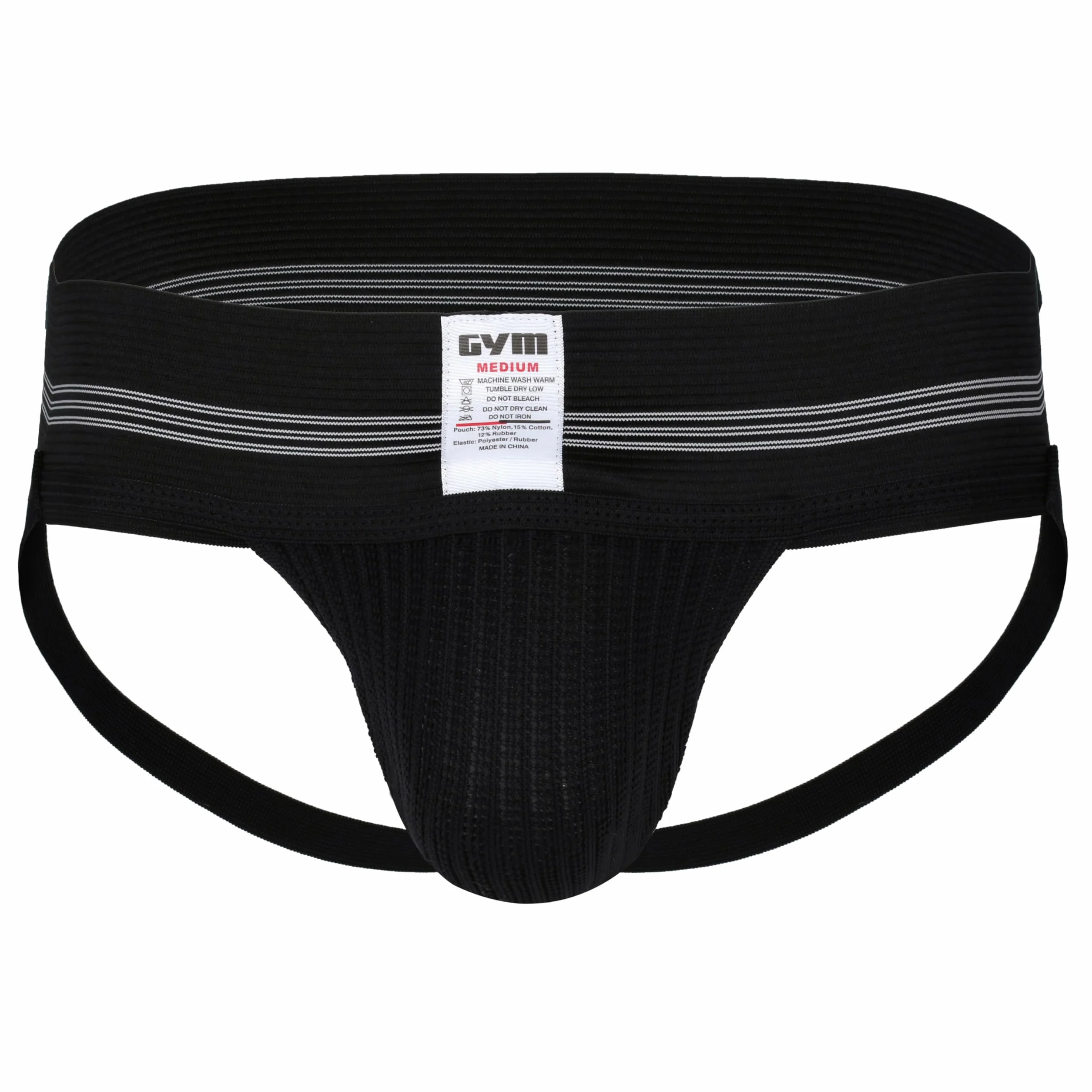 GYM Gym Old School Jockstrap avec Ceinture de 7,6 Cm Sangle jock Homme (lot de 1)