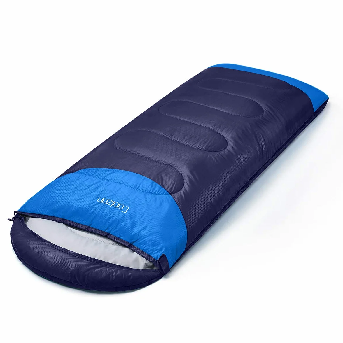 Coolzon Sac de Couchage d'extérieur pour Le Camping, pour 3-4 Saisons, Couverture Adulte, Petite Taille, Sac de Transport Ultra léger, Doux, épais et Chaud, pour Le Camping en Plein air, Les Voyages