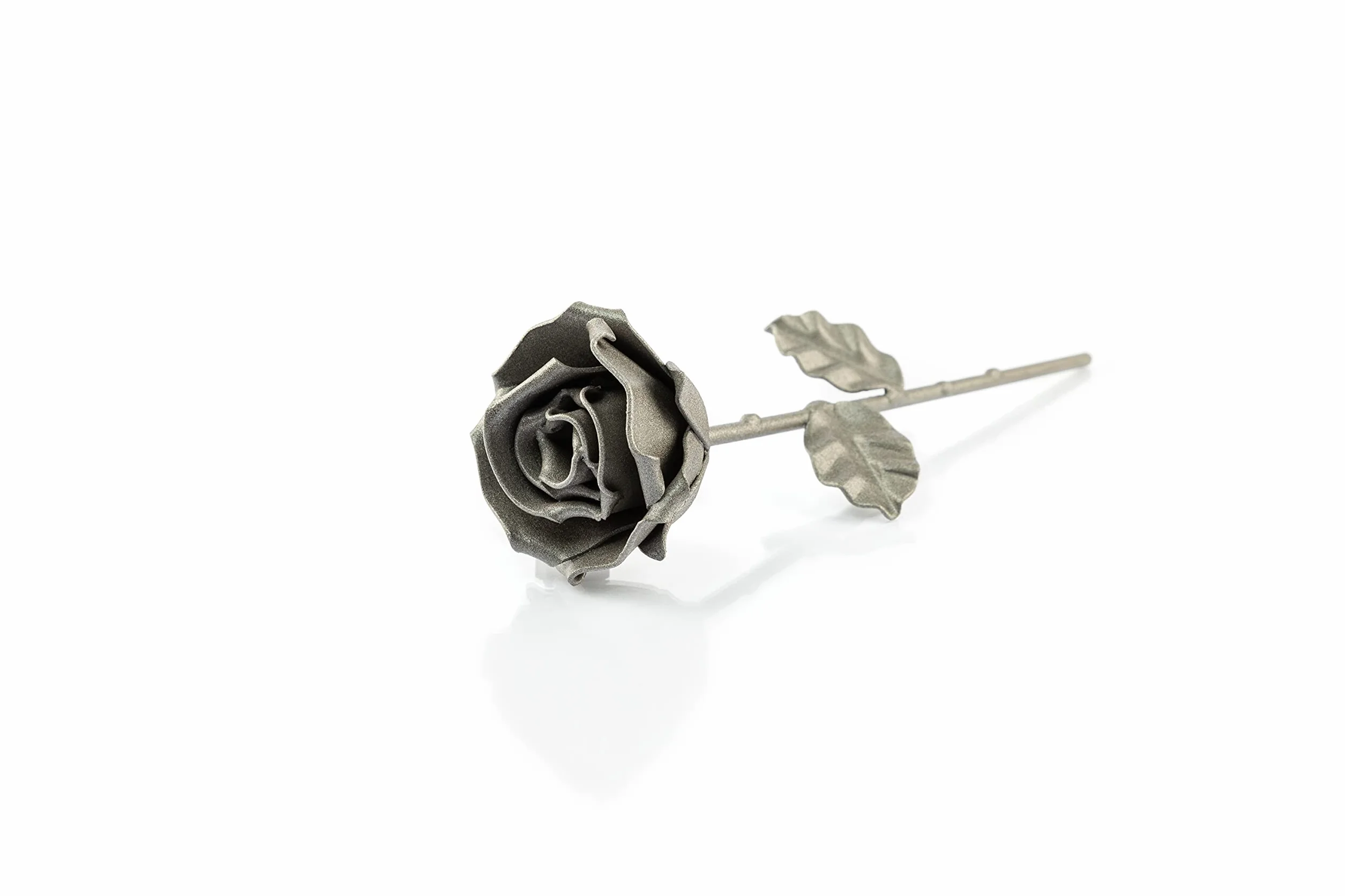 Rose Éternelle en Fer Forgée à la Main - Cadeau Saint-Valentin, Fête des Mères, Anniversaire