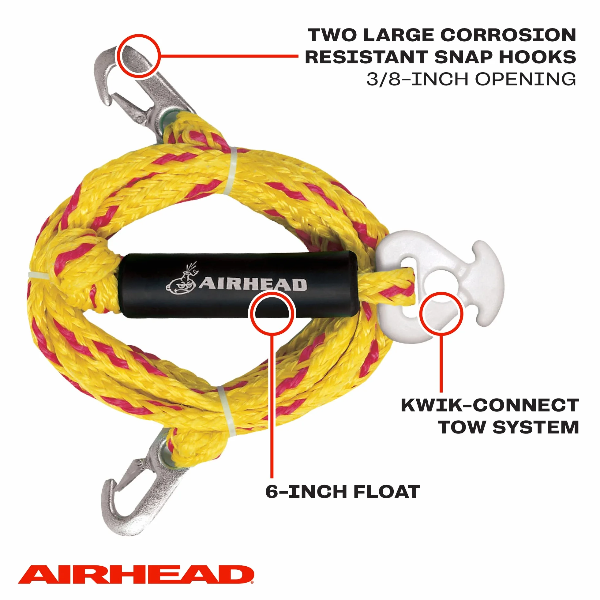 Kwik Tek AIRHEAD AHTH-2 Harnais de remorquage très résistant