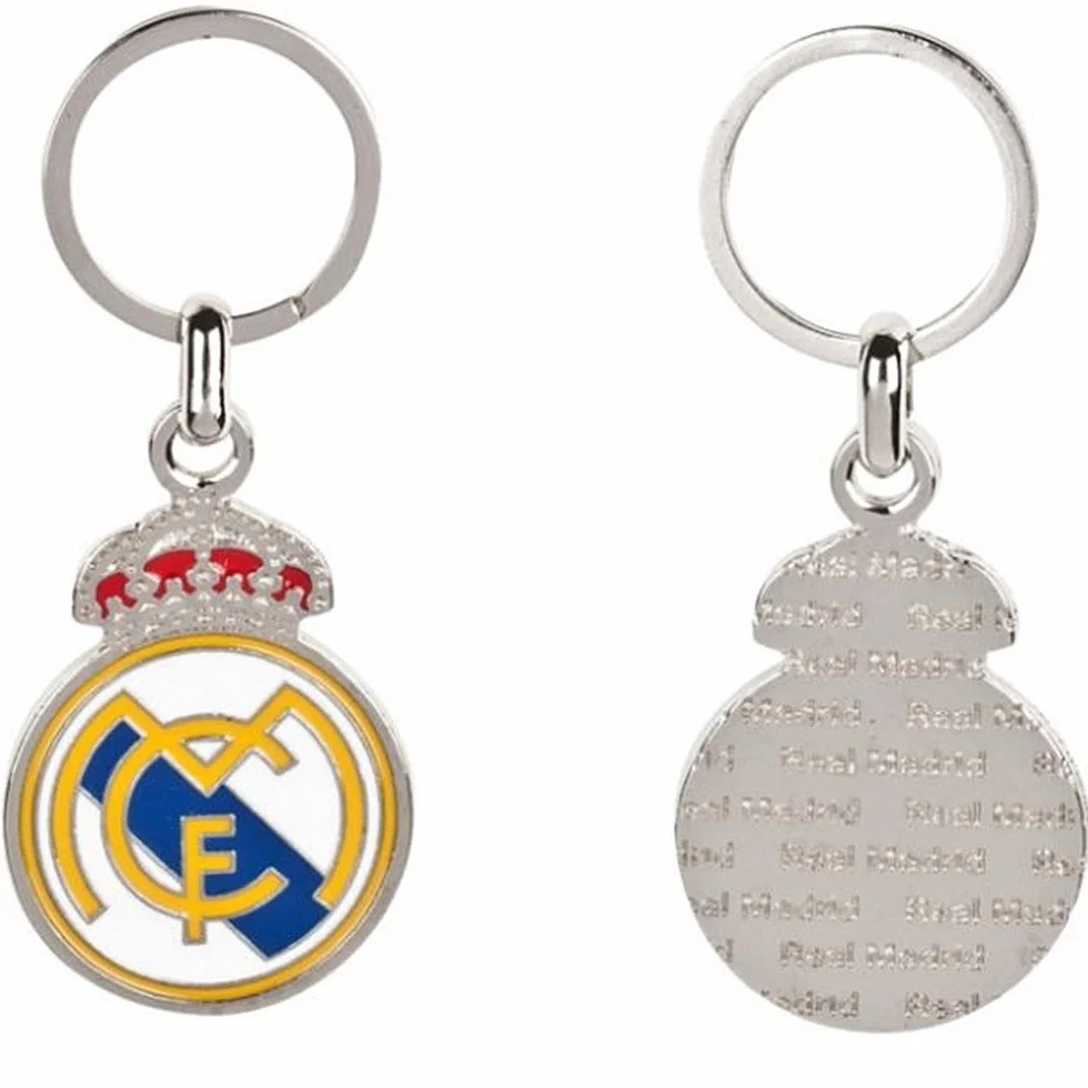 Real Madrid LLavero bouclier métallique classique en relief [AB2179]