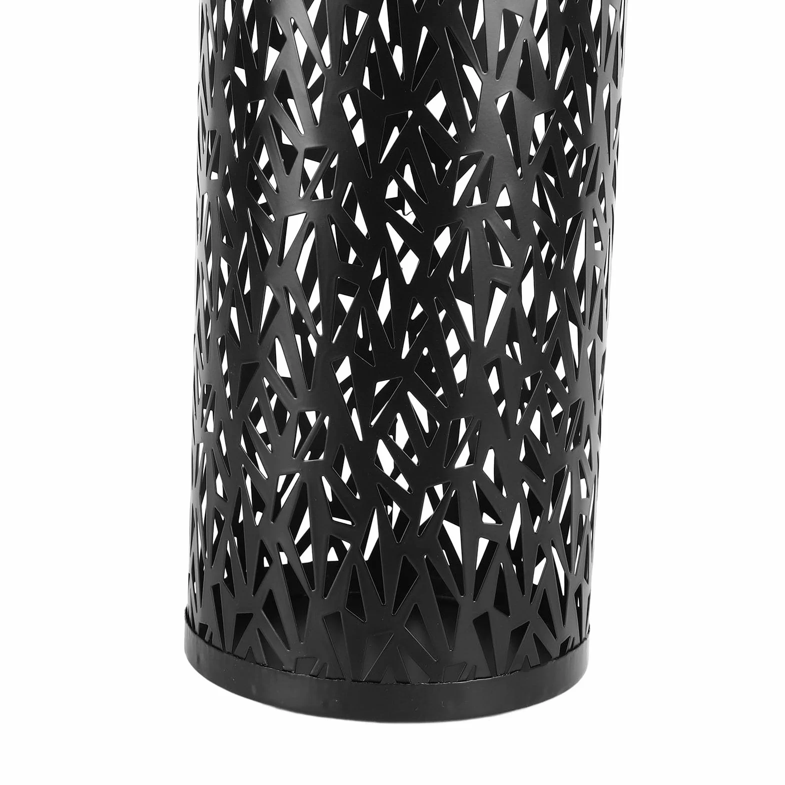 Sonew Porte-Parapluie Autoportant Métal Rond Noir 40 cm