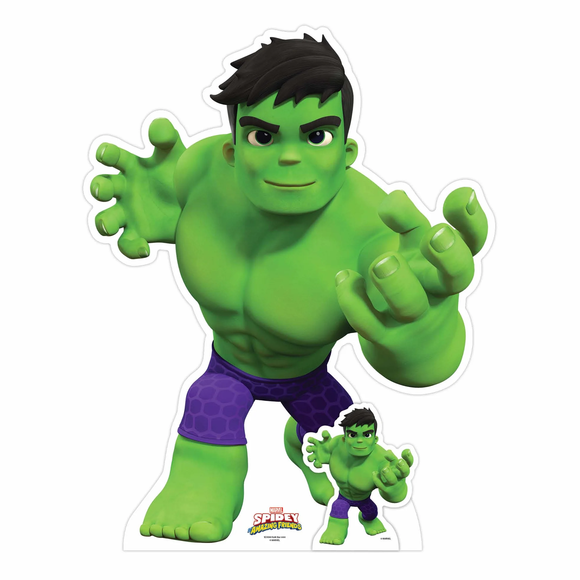 Star Cutouts SC4344 Hulk Spidey and His Amazing Friends Découpe en Carton pour Fans de Spider Man
