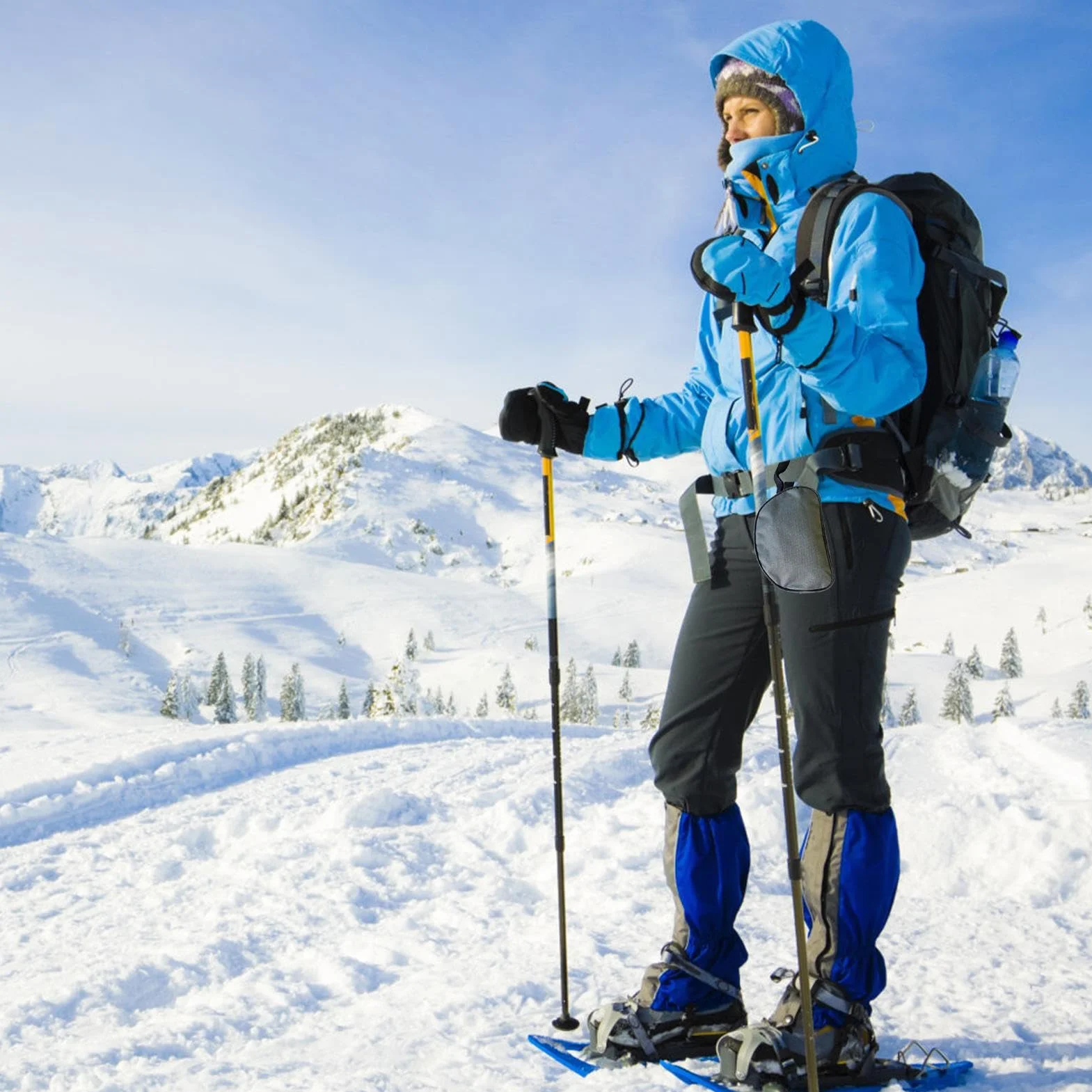 Générique Sac à Crampons de Poche – Tissu Oxford avec revêtement imperméable | Sac d'escalade de Rangement | Étui à Crampons pour la randonnée en Alpinisme et Les Aventures en Plein air