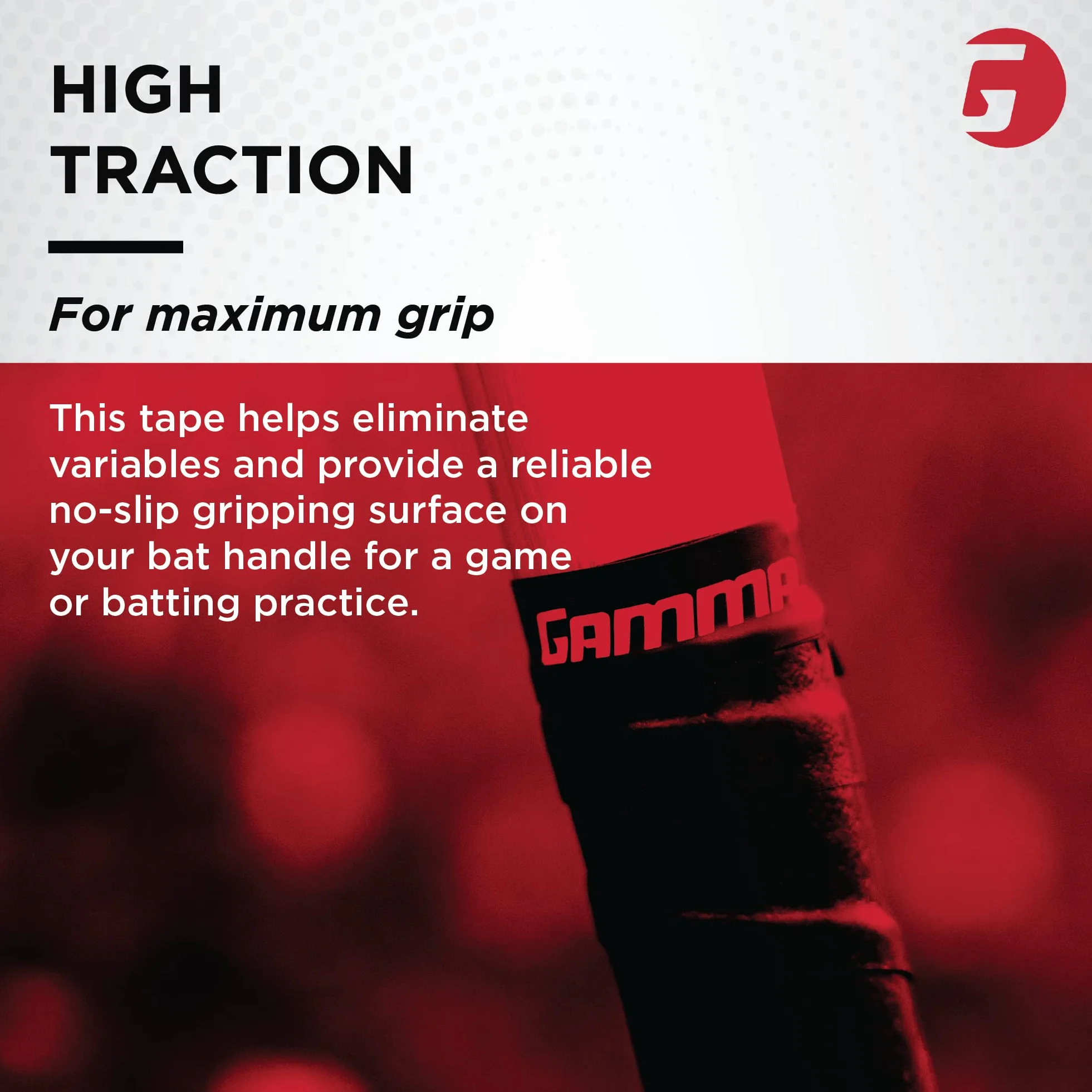 Gamma Supreme Tac Grip de Baseball