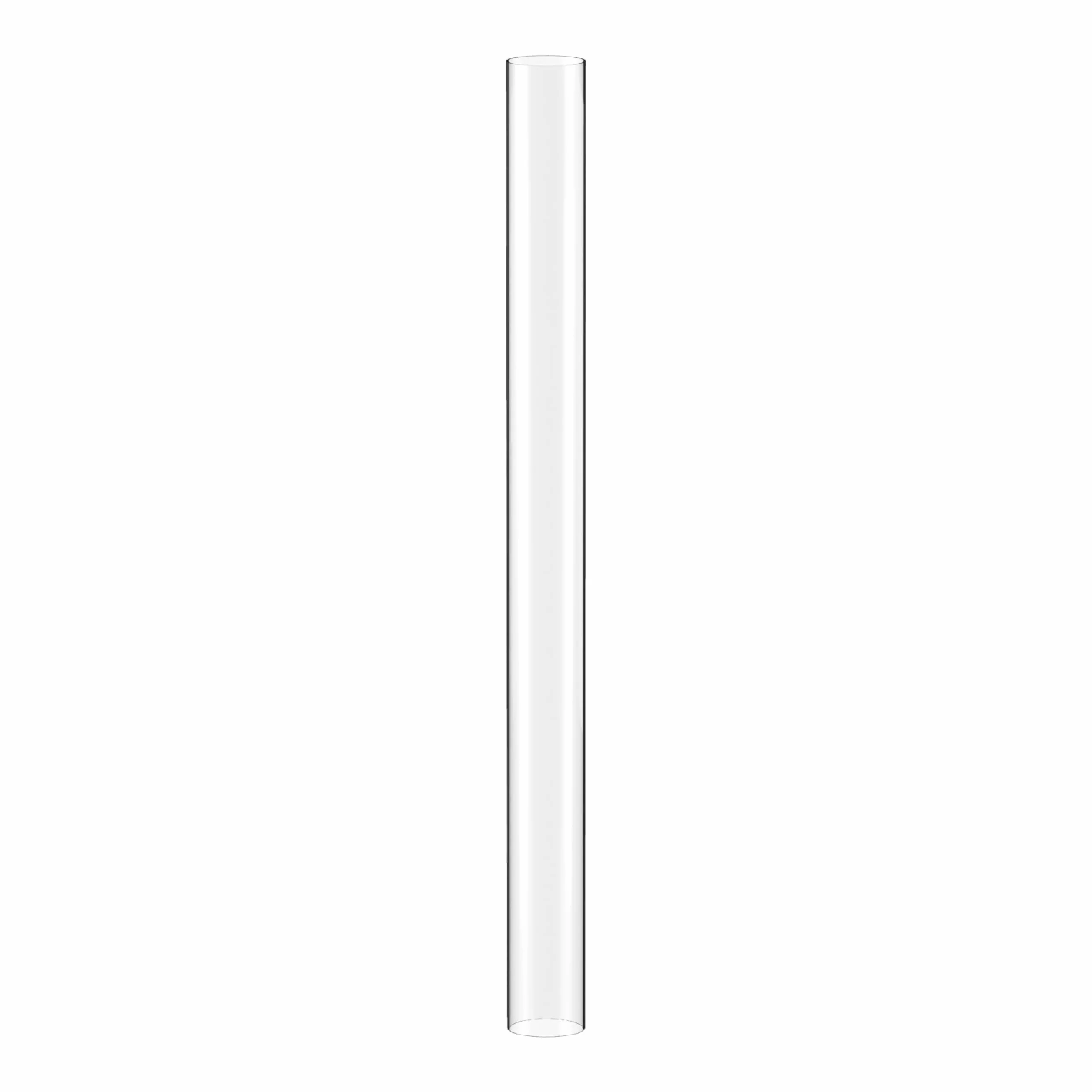 GARDENFLARE Tube en Verre Pièce de Rechange sans Fond 100 cm – Verre résistant à la Chaleur pour Colonne de feu, Torche à pellets