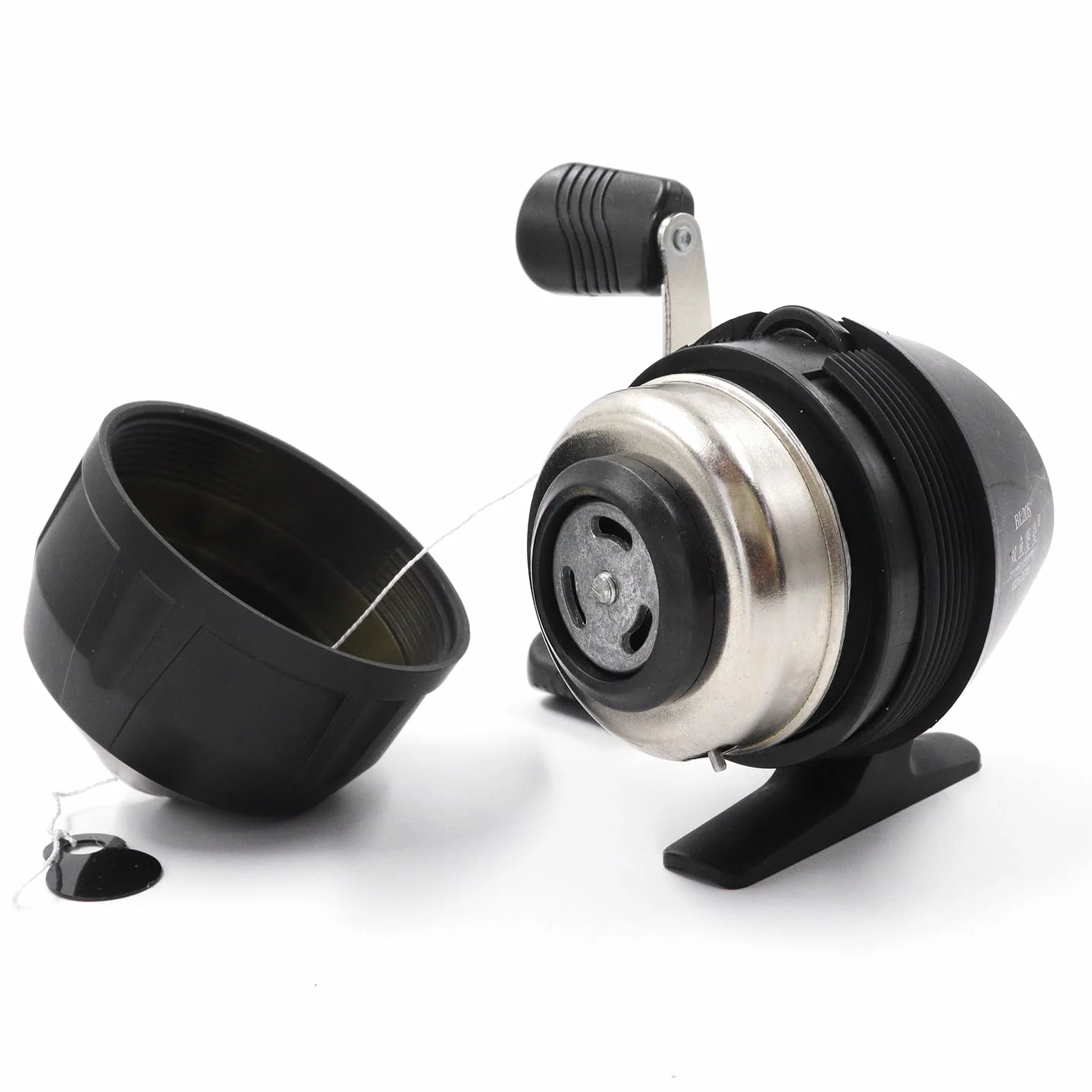 Kit de Moulinet de pêche avec Bracelet et protège-Main pour Lance-Pierre - Moulinet de fléchettes en Cuir pour Le tir