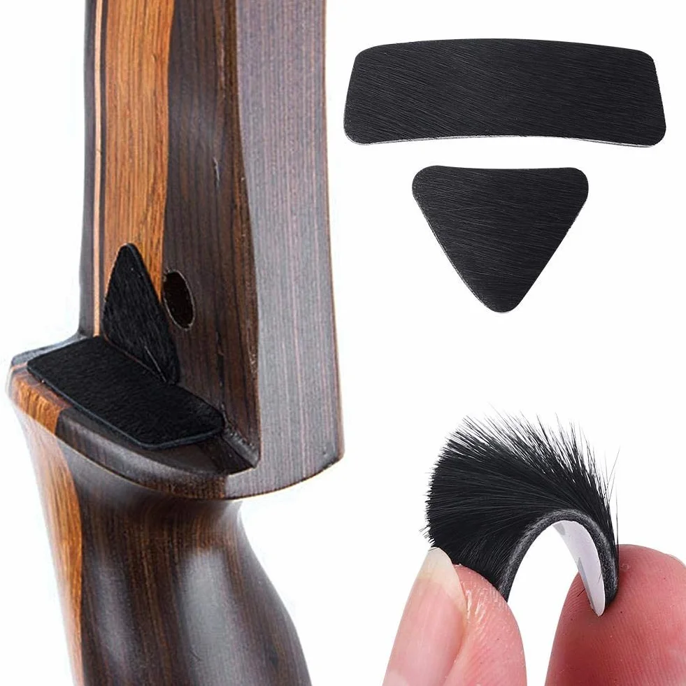 Tbest Rest adesivo, Flèche Re Pad, 2 Pcs Chasse Tir À l'arc Flèche Ree Pad Adhésif Patch Arc Recourbé Flèches Ree Autocollant