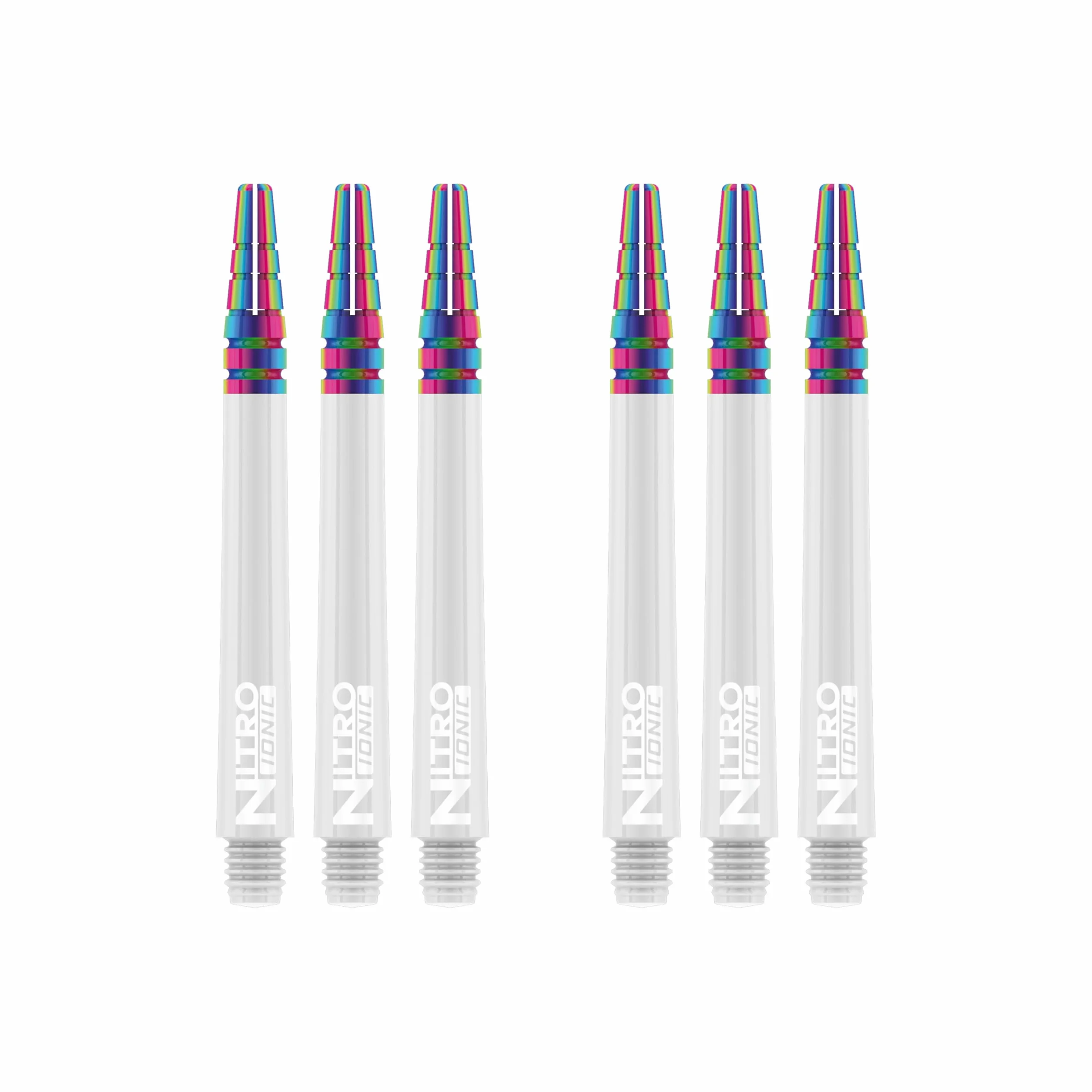 RED DRAGON Nitrotech Ionic Tiges de Fléchettes 2 Ensembles Paquet 6 Tiges