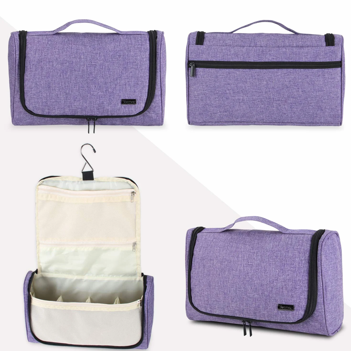 Teamoy Sac de Rangement pour Dyson Airwrap, Étui Portable de Voyage, Violet