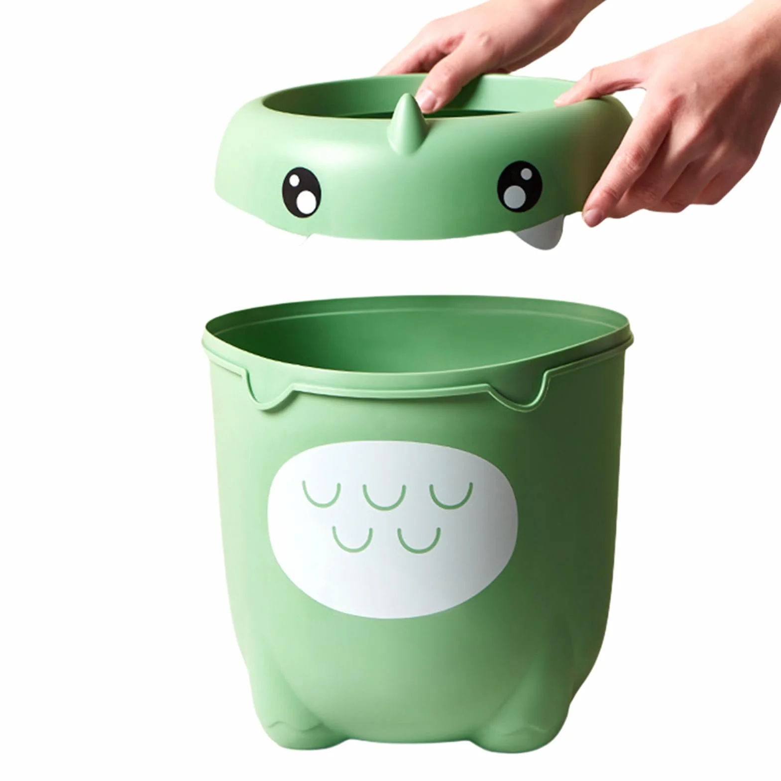 Poubelle Enfant Salle de Bain - Corbeille Cartoon Portable Mignon