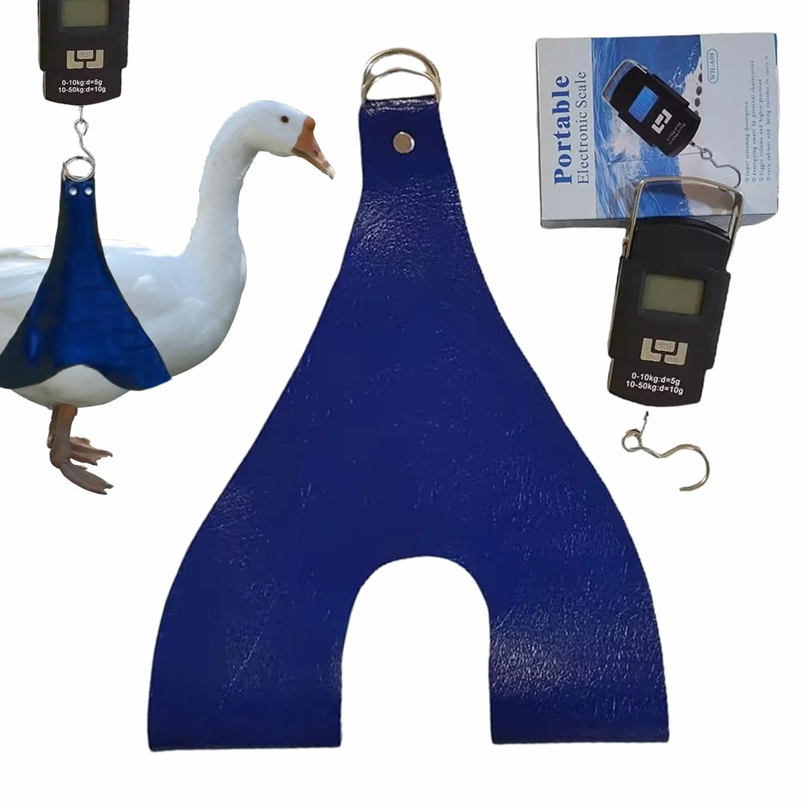 Balance électronique pour volaille Sac de pesée de poulet Élingue de support avec échelle de poids