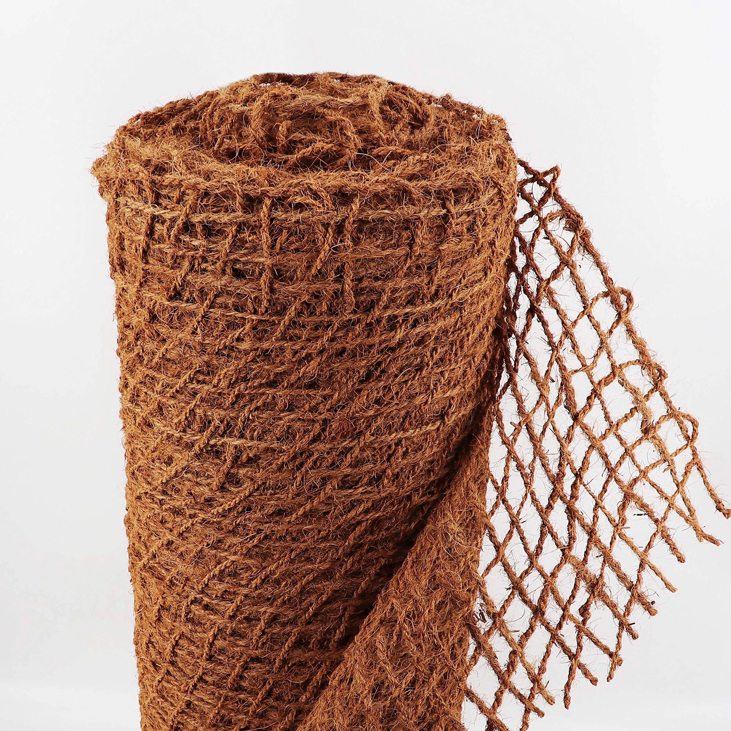 Natte en fibre de coco anti-érosion 10m x 1m 450g pour bassin de jardin
