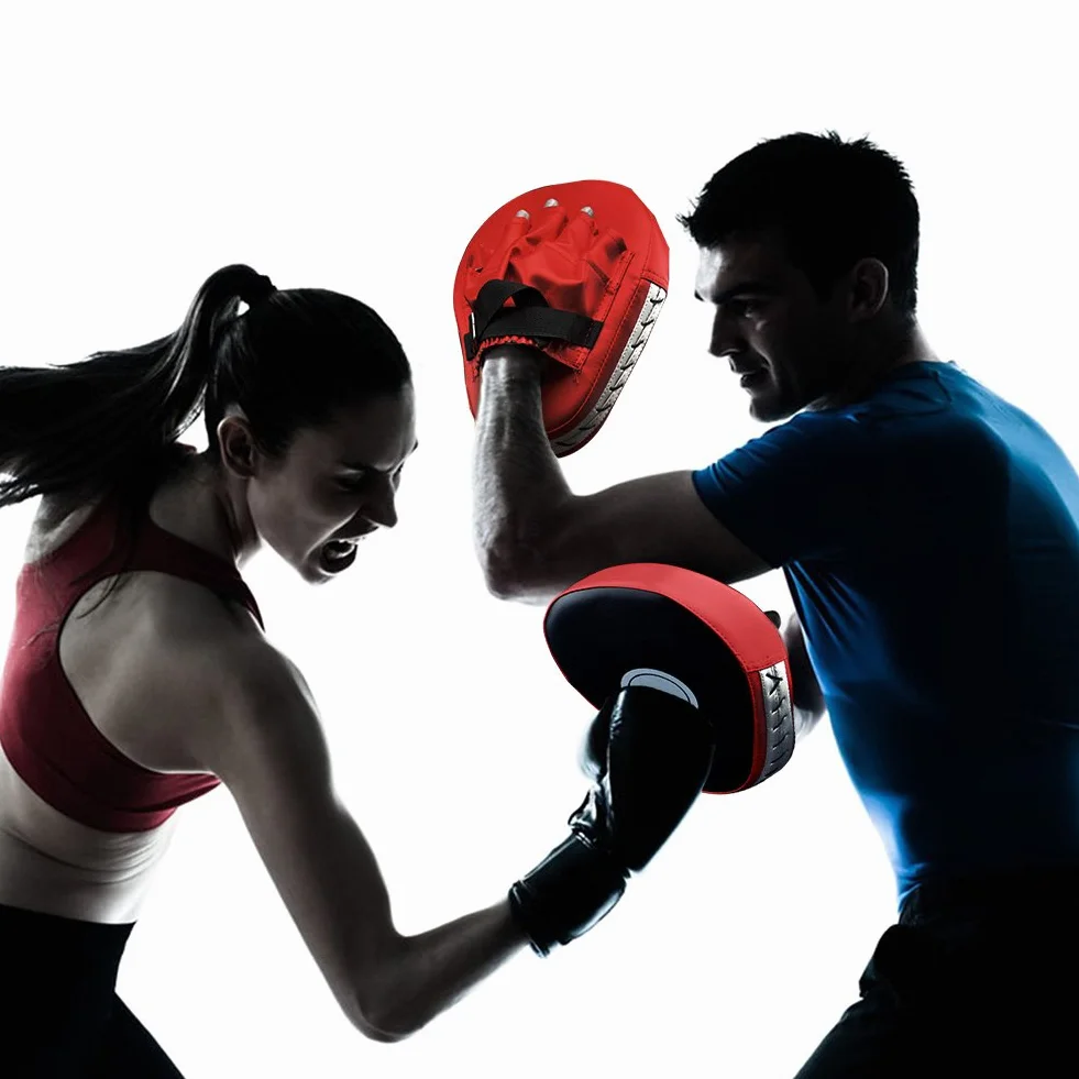 Pattes d'ours Cozyswan Mitaines de Punch en Cuir pour Boxe/Thaï/ Taekwondo Sport de Combat