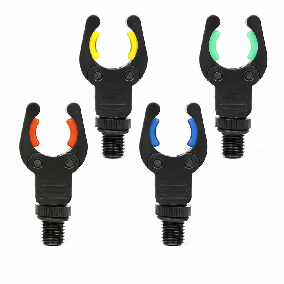 Supports de canne pour pêche à la carpe Rod Pod 4 pièces Noir