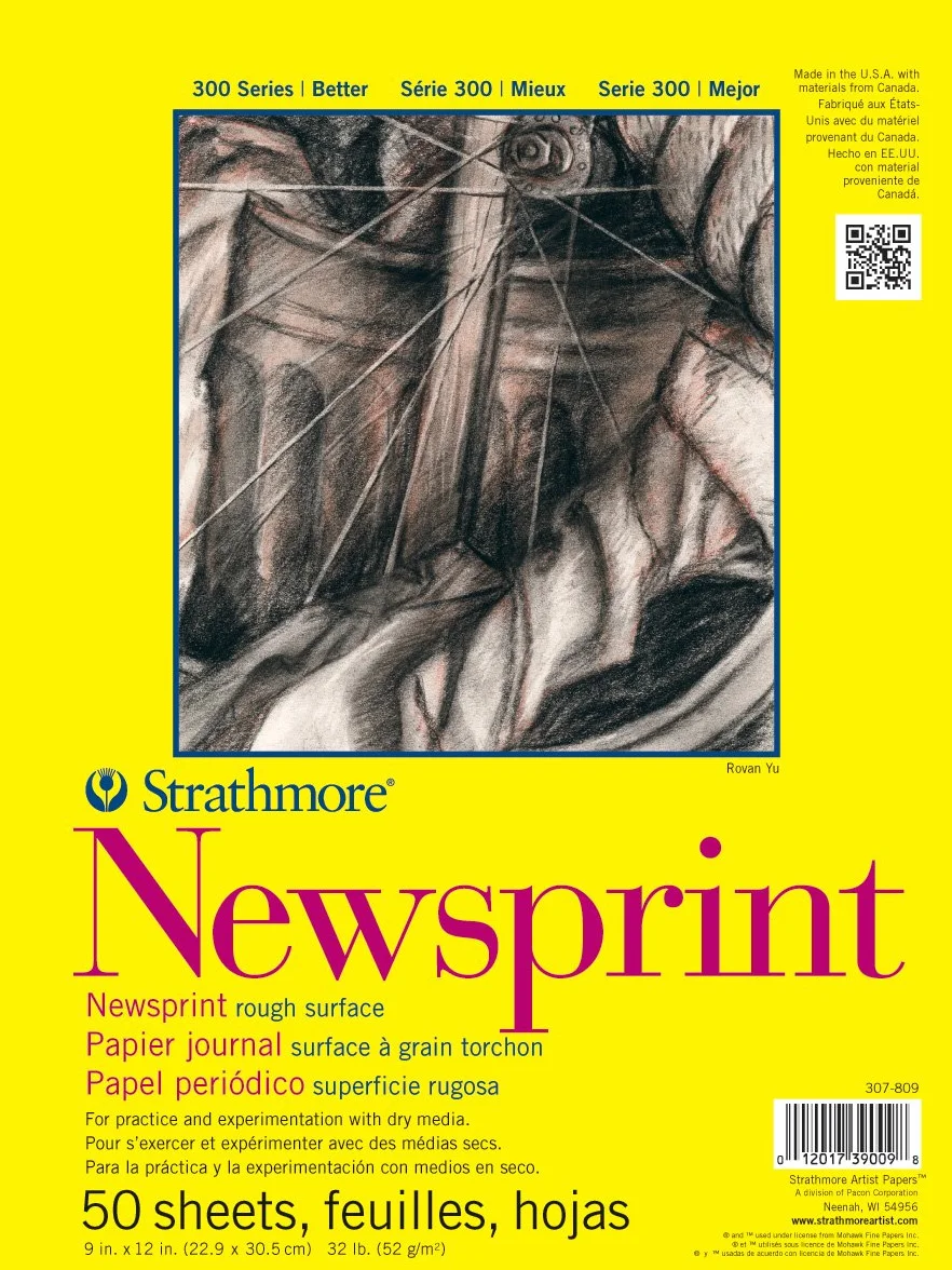 Strathmore STR-307-809 Bloc de papier journal 50 feuilles 22,9 x 30,5 cm