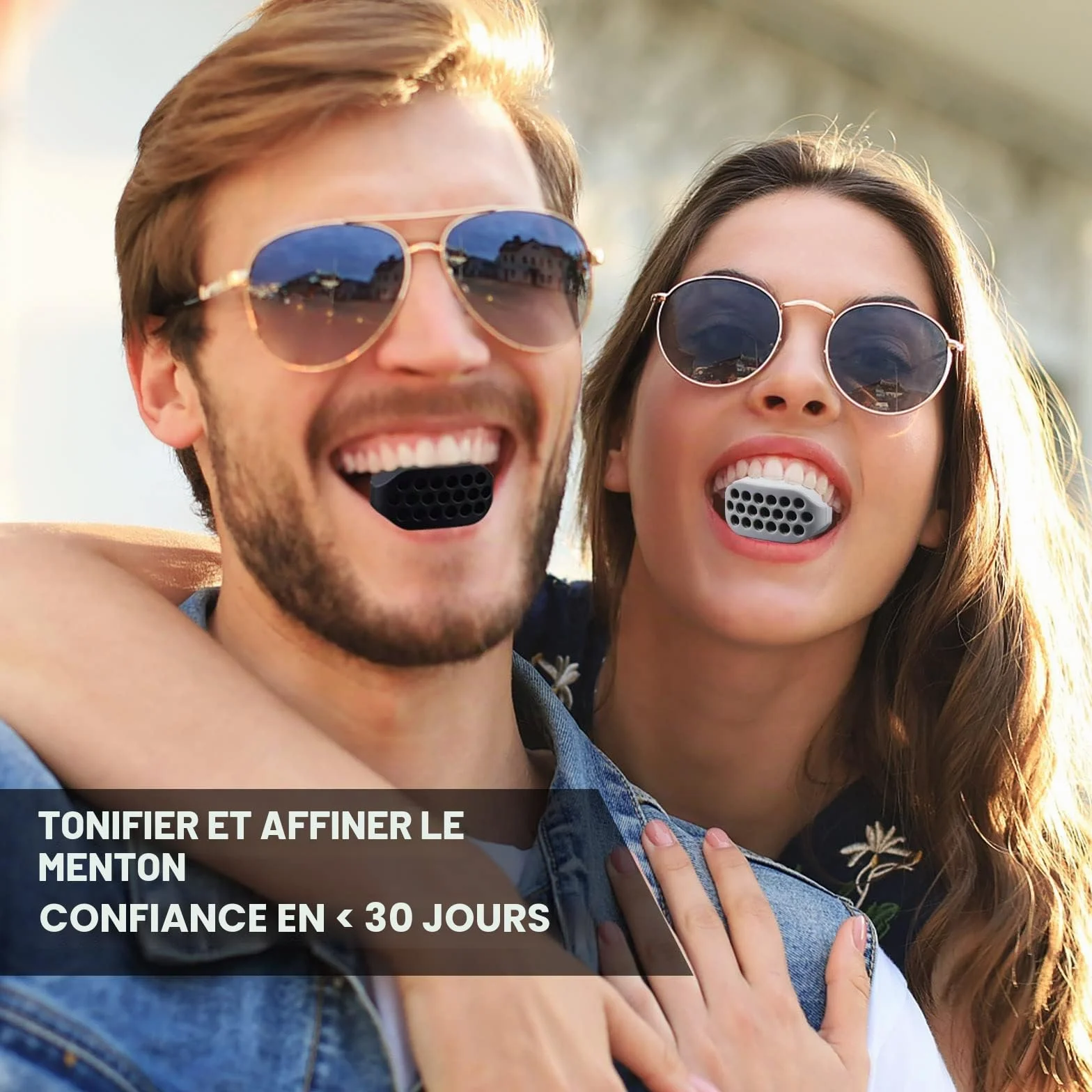 Jaw Trainer Balle Exercice de Mâchoire 6 pièces, Machoire Musculation, Exerciseur de Mâchoire Femmes Hommes, Outil de Beauté du Visage pour renforcer et resserrer la Ligne de la mâchoire et Le Cou