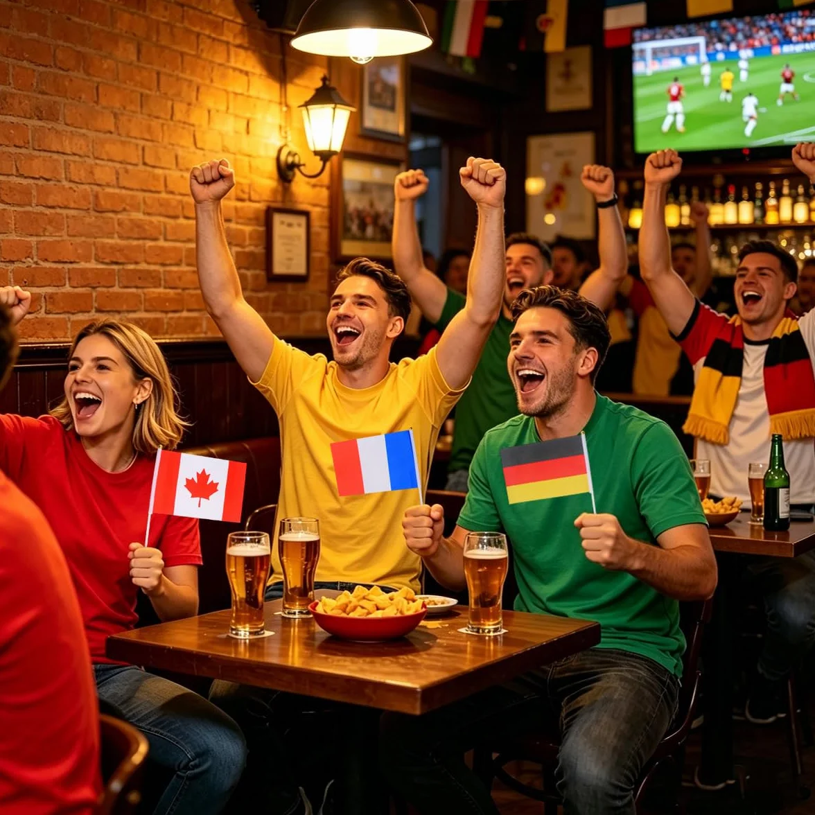 48 Pays Drapeaux de WM de Football 2026, Drapeaux WM de football 2026 Décoration, 48 Pays drapeaux, Décoration pour Bar, Jardin, Club et Fête Thème
