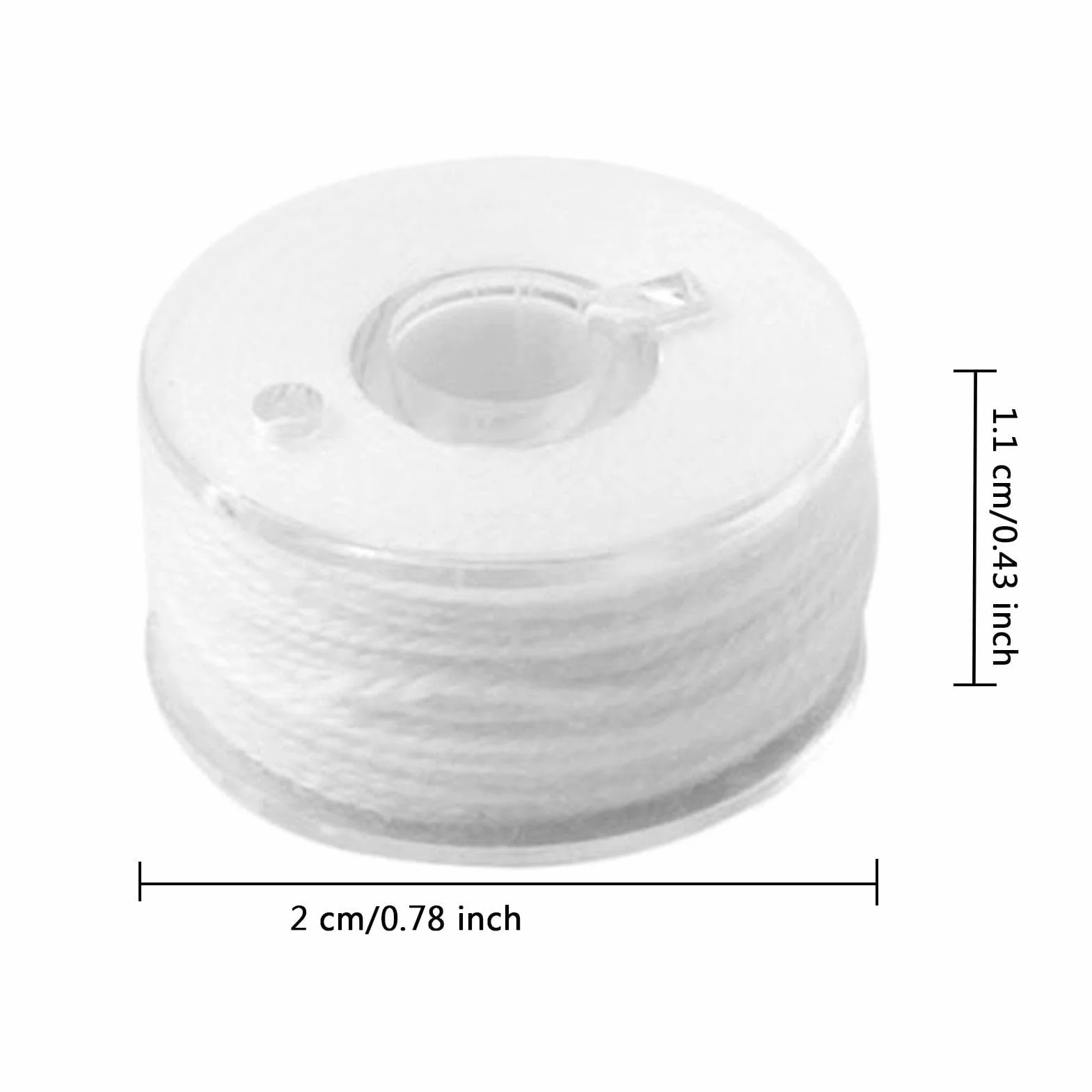 Ligne de pêche PVA 20 mètres 8 brins dissolvant pour sacs d'appâtage carpe