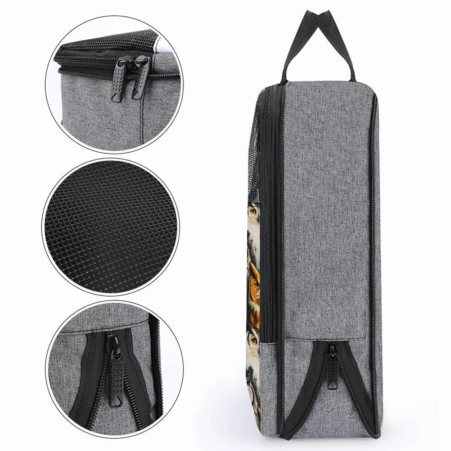 Sac à chaussures de golf de voyage imprimé hibou pour homme et femme valise