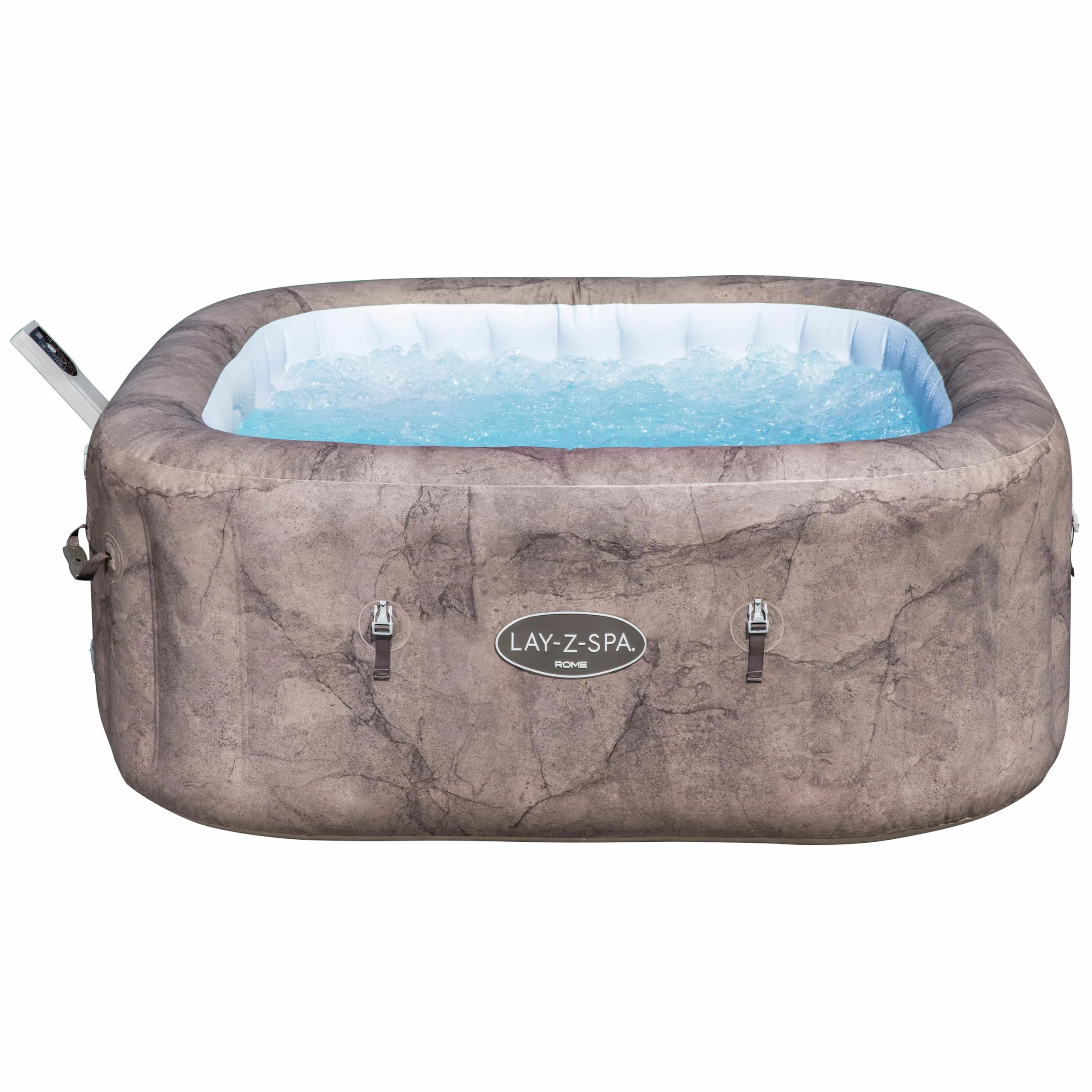 Bestway Rome MaxHold EnergySense UltraFit Smart AirJet 6 Carré en marbre Marron 71"x71"x28"