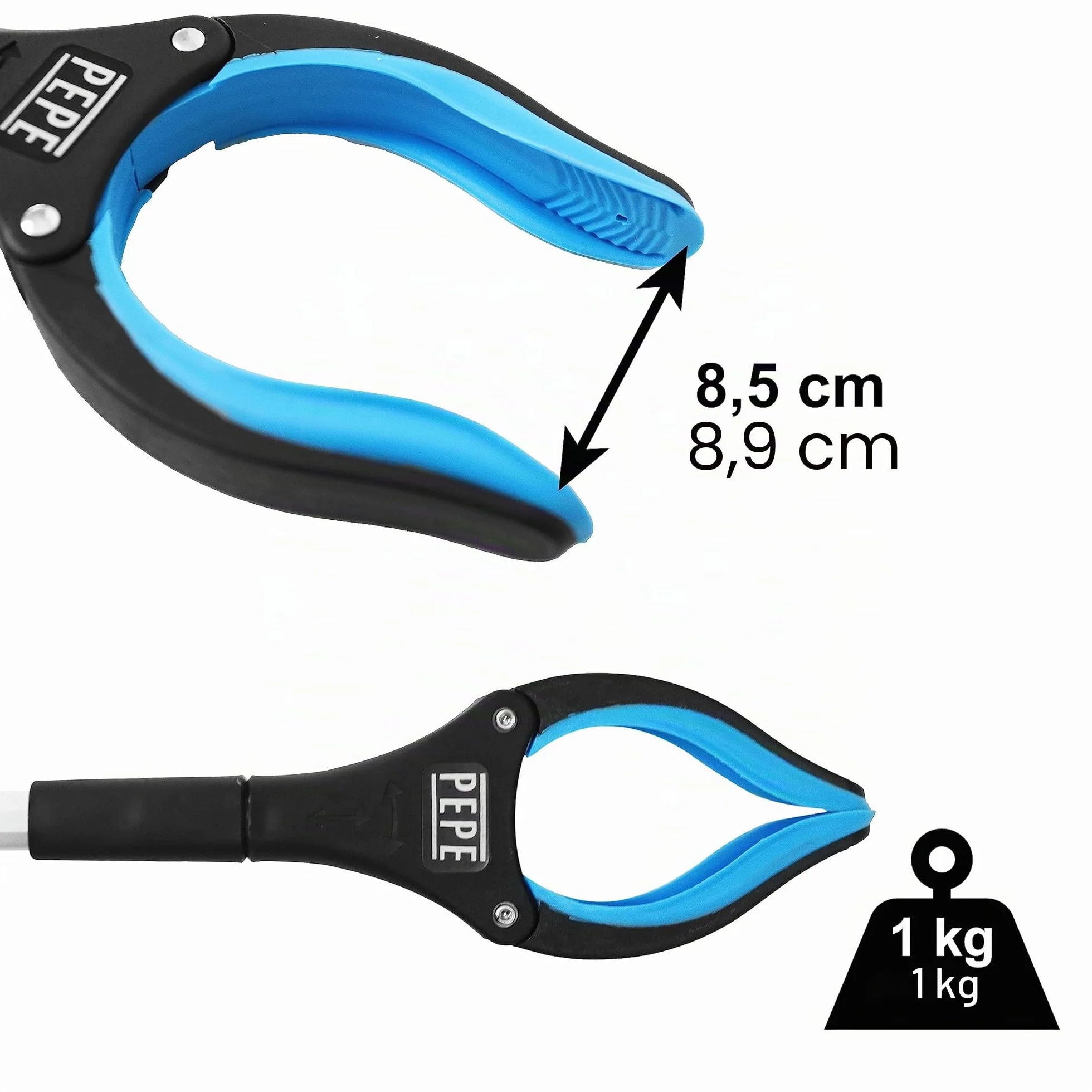 PEPE Mobility Pince Ramasse Objet Pliable, Attrape Déchets sans se Baisser, Aimant Préhension Seniors Handicapés
