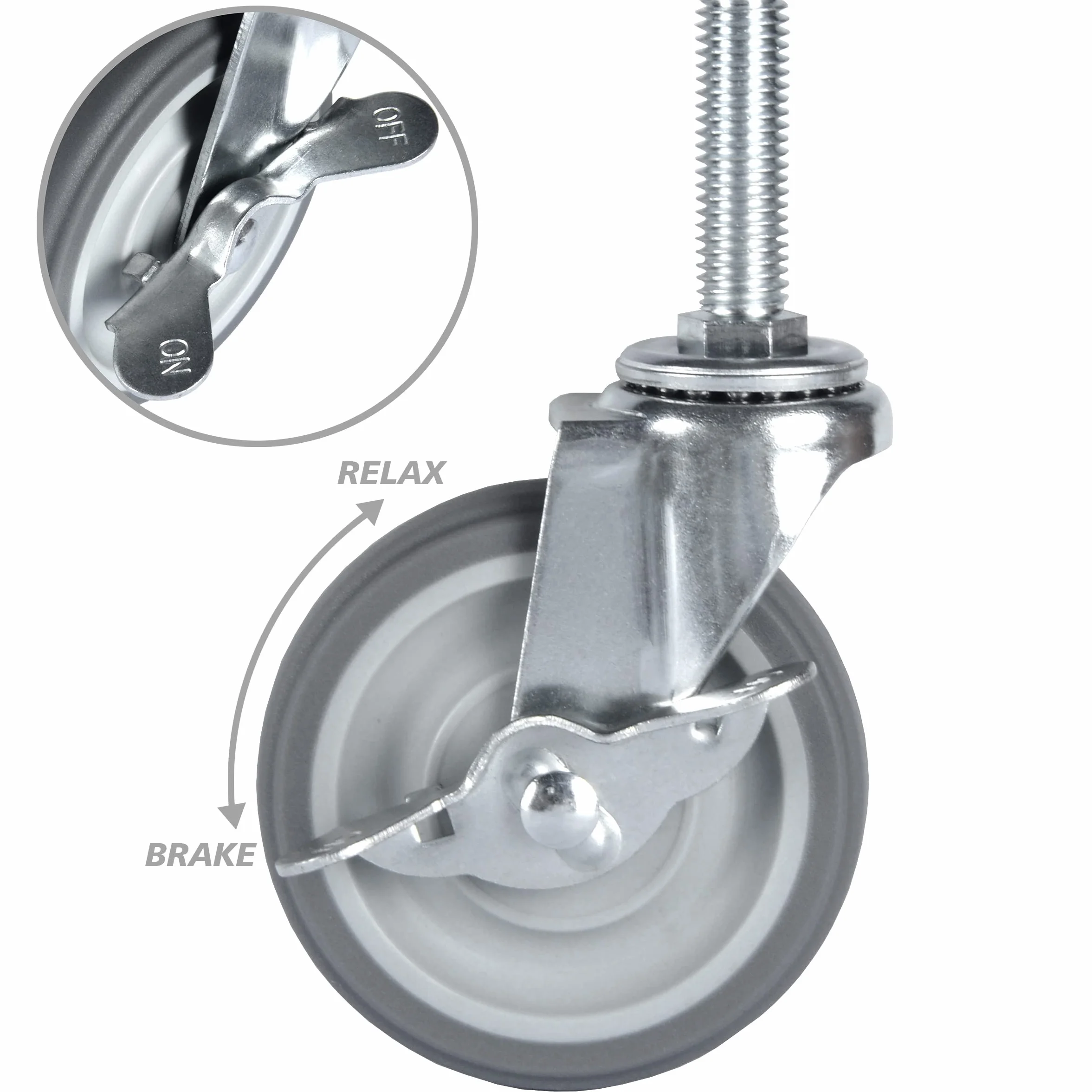 Finnhomy 1/2" -13 x 1-1/2" avec frein -F20SC12Y3404
