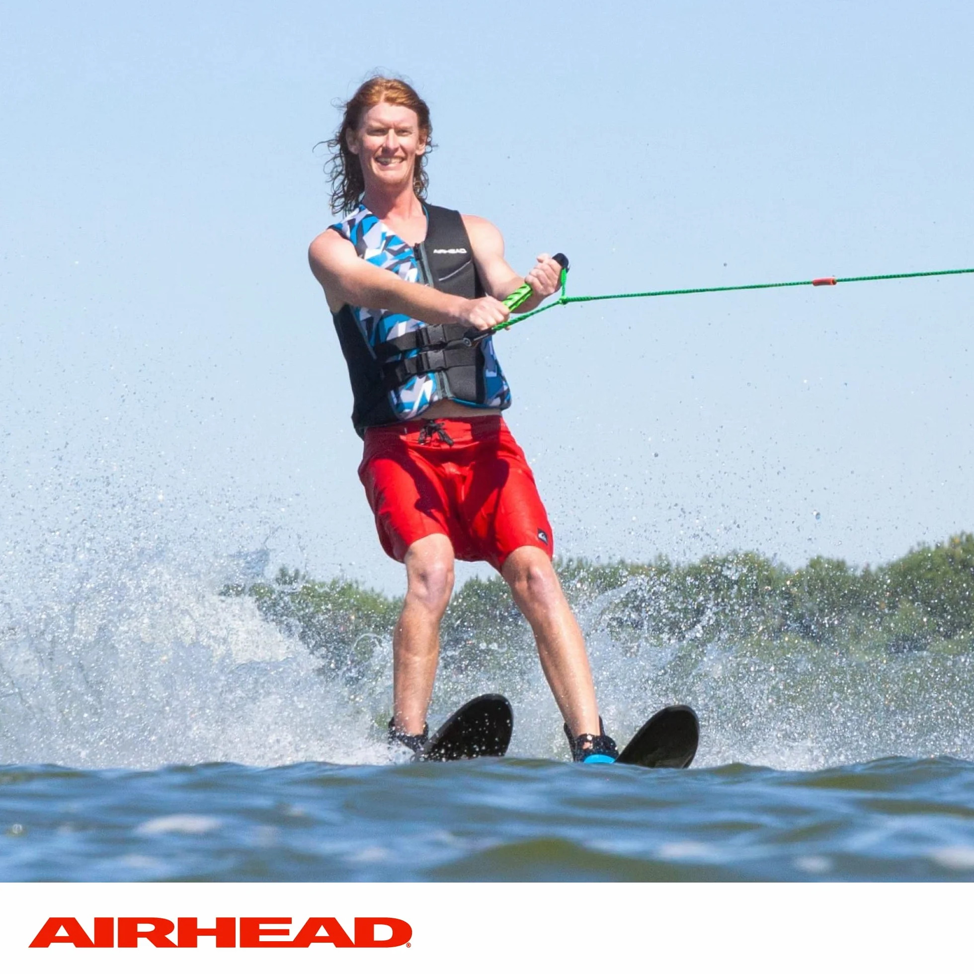 Kwik Tek AIRHEAD Ahsr-9 Sports Nautiques Corde avec poignée EVA, 75 – Pieds