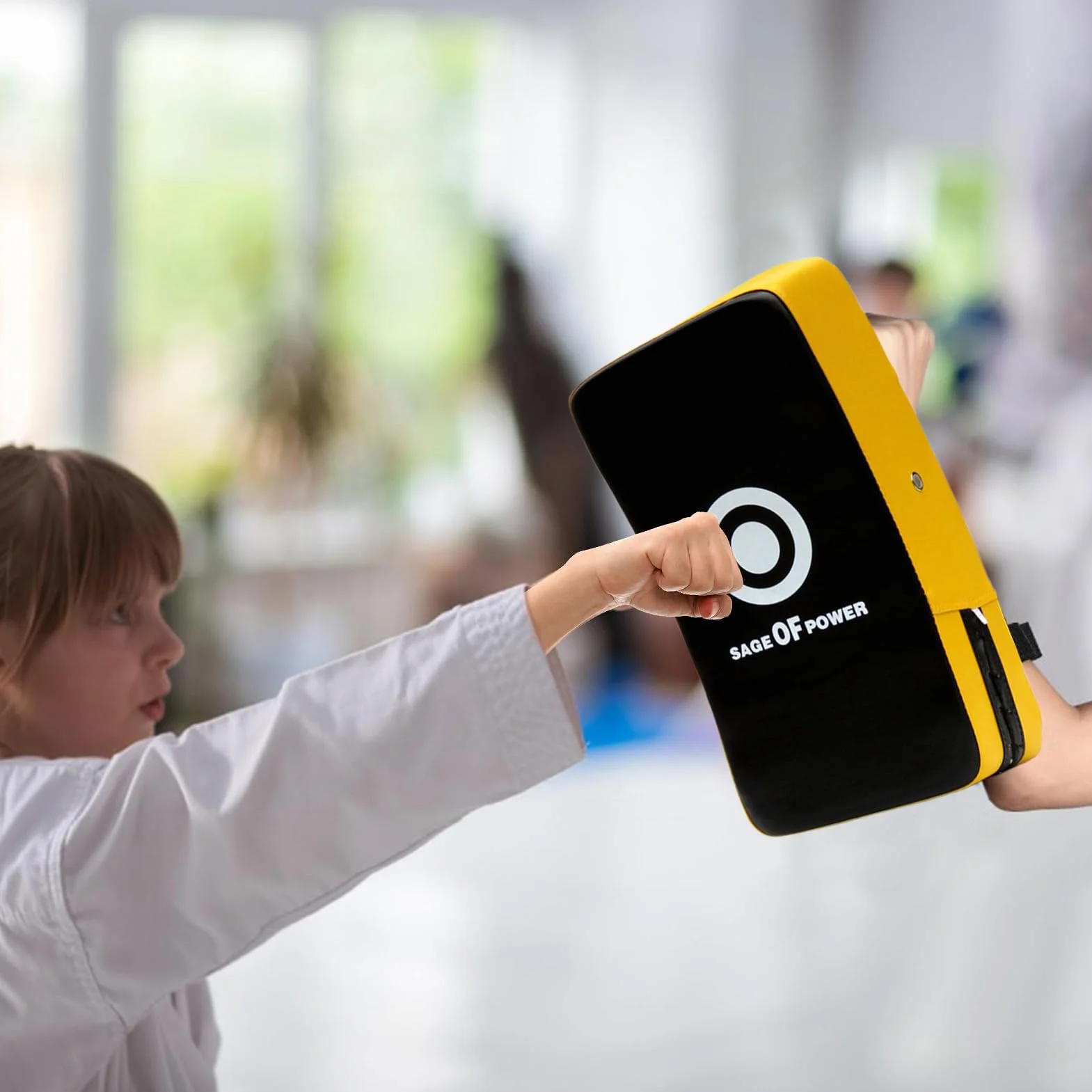 Tampon D'entraînement De Boxe - De Poinçonnage Incurvée, Bouclier De Frappe, pad-Arts Martiaux | Tampon De Blocage Des Bras Durable Pour La Pratique Du Karaté, L'entraînement Au Coup De Pied Mua