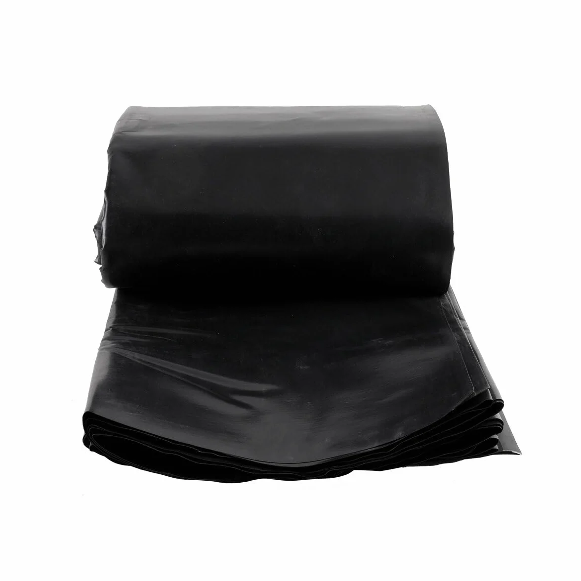 Bâche de Bassin Grand Bassin à Poissons Piscines Membrane Renforcée LLDPE Noir 7.6m x 6m